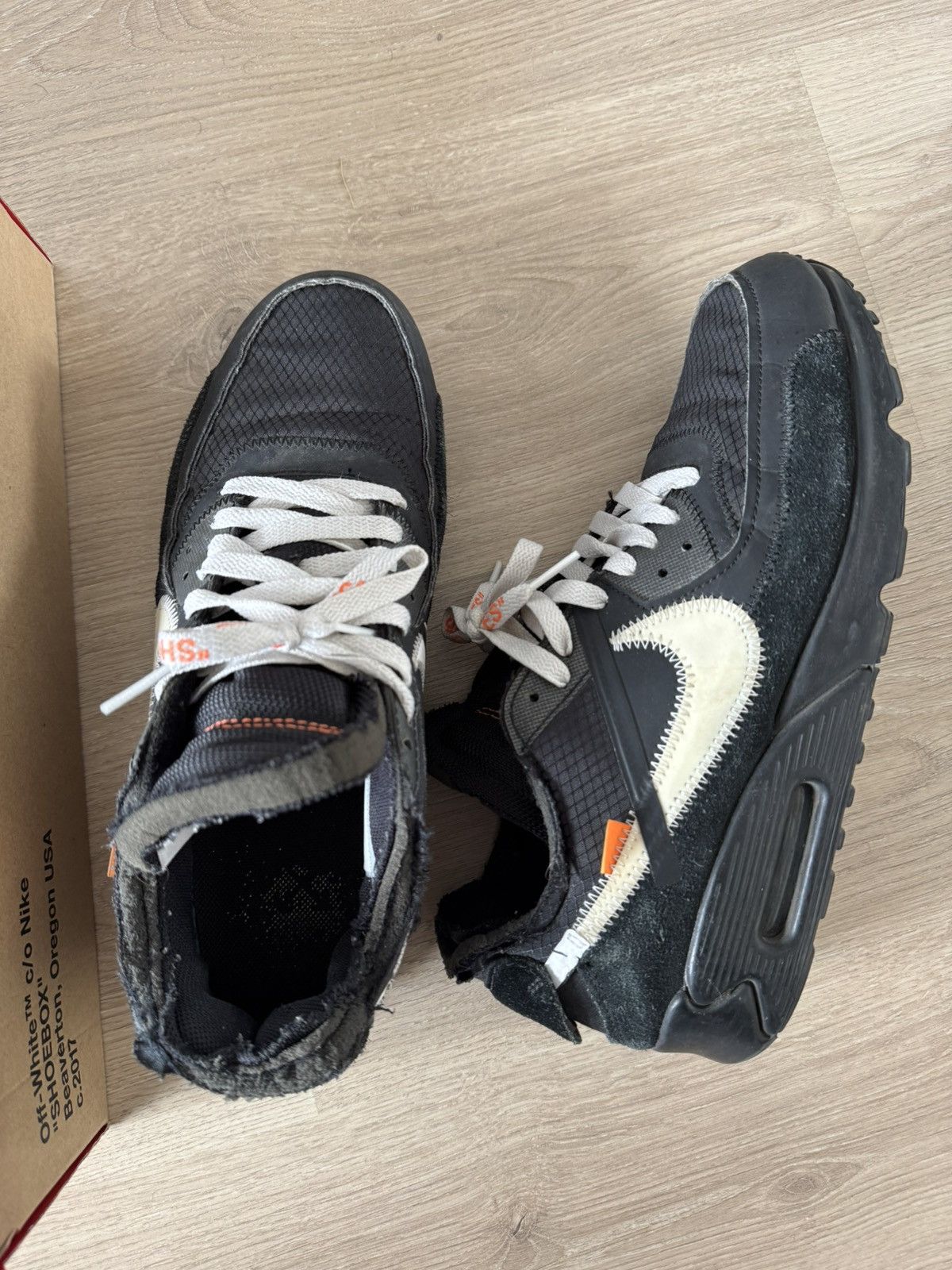 Nike × Off-White Air Max 90 x off white Size US 9.5 / EU 42-43 - 9 Thumbnail
