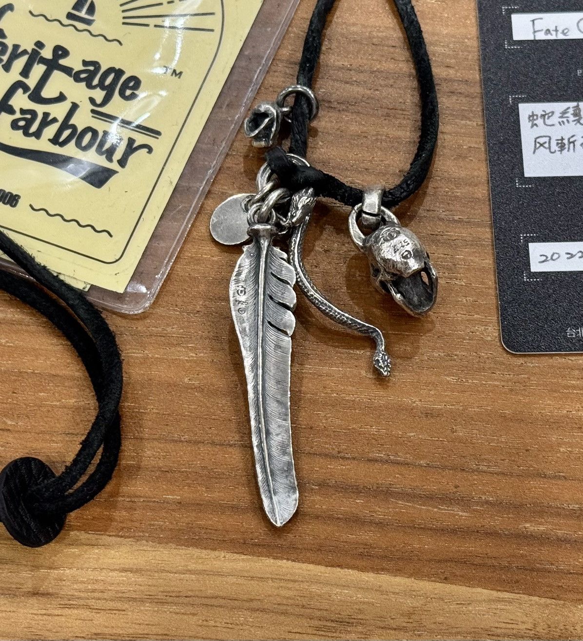 Vintage Fate.Co Feather pendant set Size ONE SIZE - 7 Thumbnail