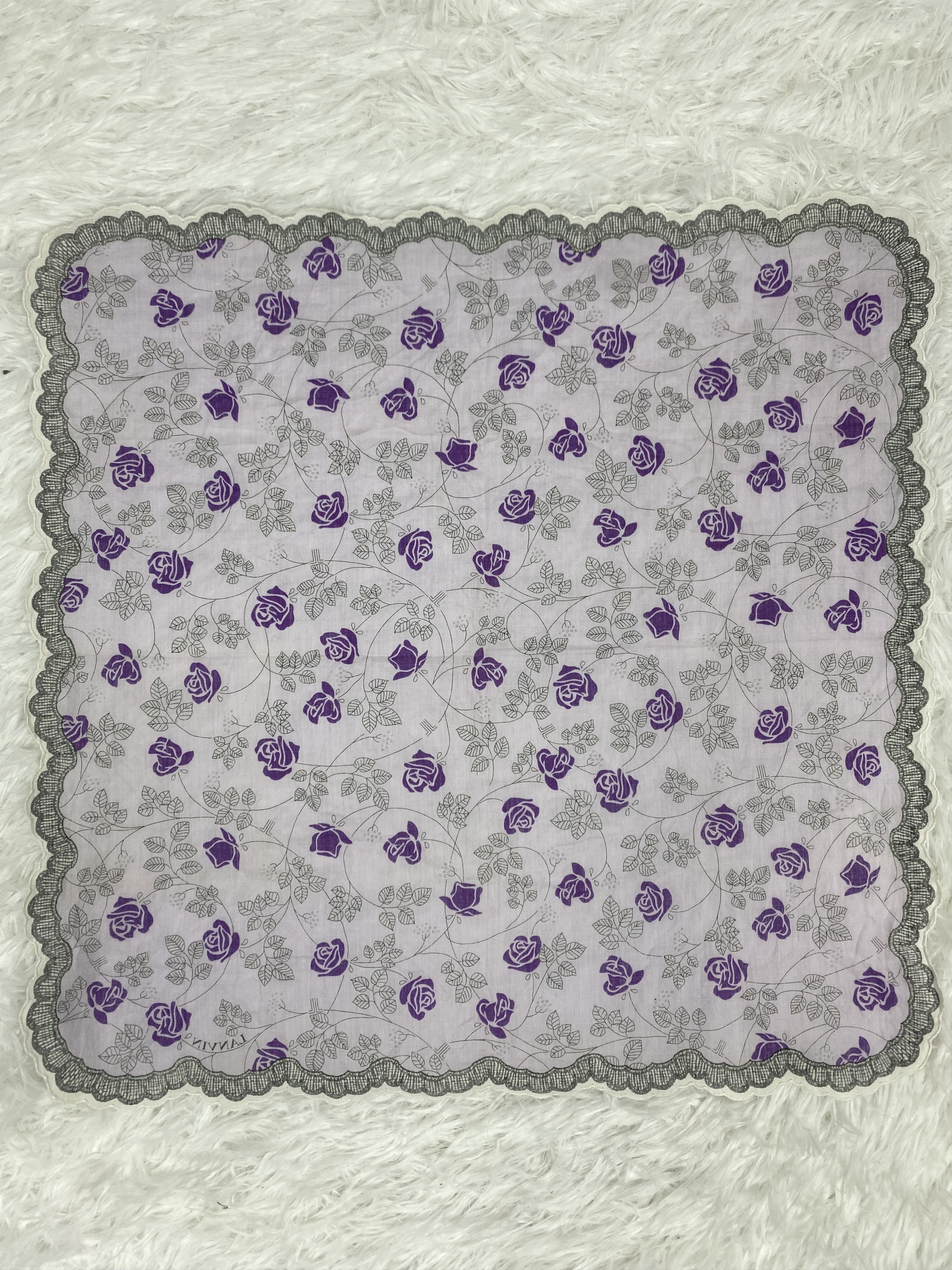 Lanvin Vintage Lanvin Handkerchief PH0118 Size ONE SIZE - 4 Thumbnail
