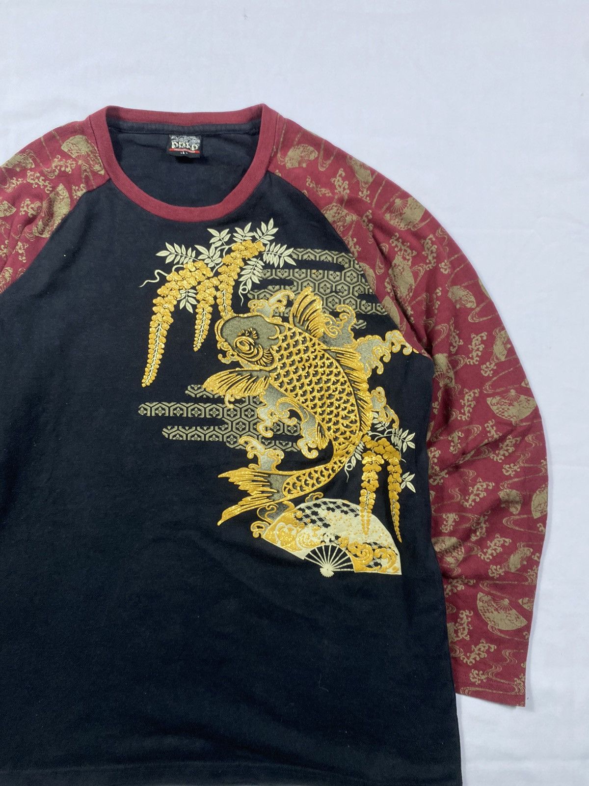 Japanese Brand Japanese Sukajan Koi Fish DBLD full Print tee Size US L / EU 52-54 / 3 - 3 Thumbnail
