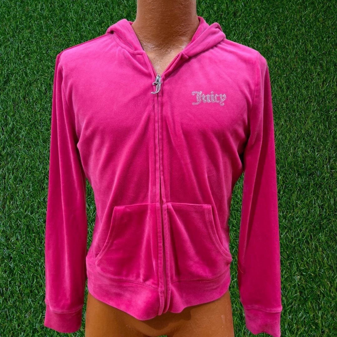 Juicy Couture Classics Pink Juicy Couture Full Zip Hoodie Size L / US 10 / IT 46 - 1 Thumbnail