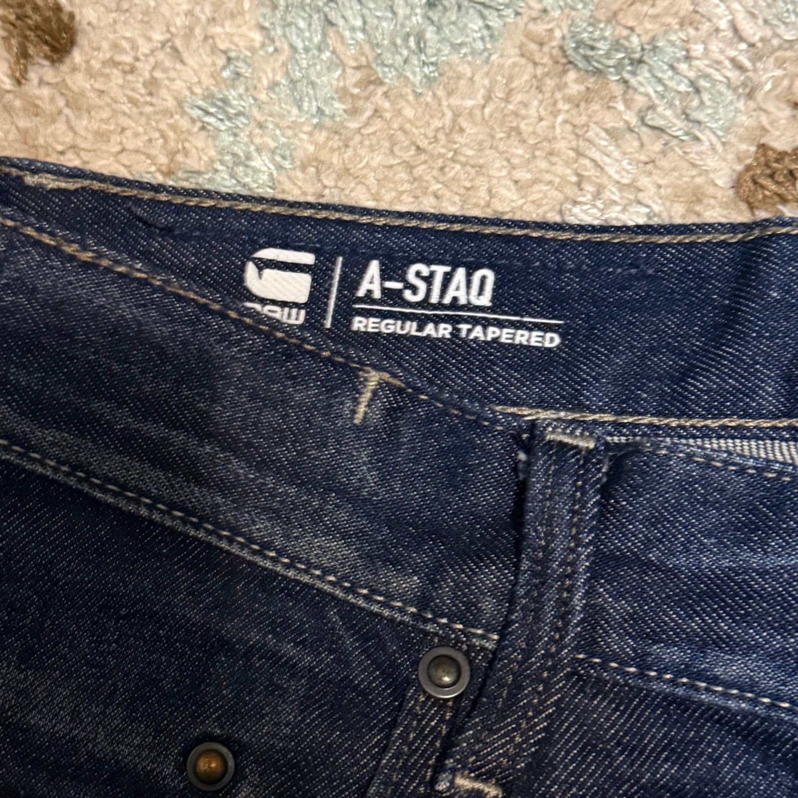 G-Star G Star Raw A-STAQ Tapered Jeans Size 30x30 Streetwear Size US 30 / EU 46 - 5 Thumbnail