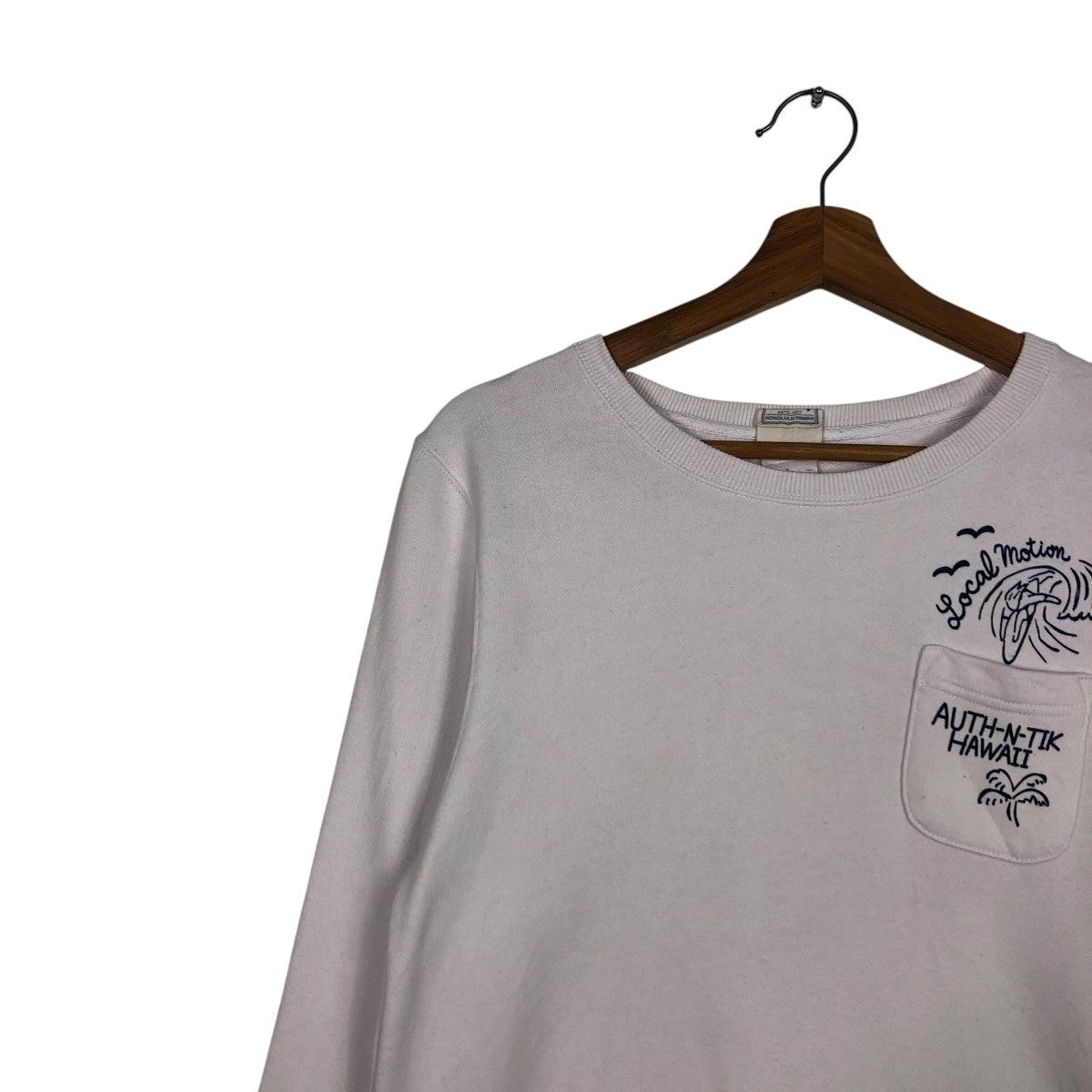 Japanese Brand × Vintage 📌Vintage Sweatshirt Crewneck Honolulu Hawaii Big Logo Size US L / EU 52-54 / 3 - 8 Thumbnail