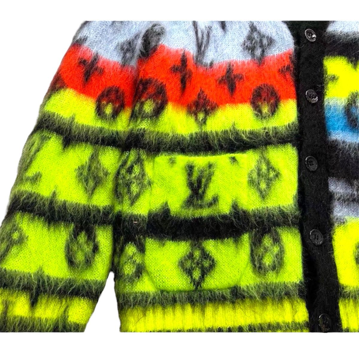 Louis Vuitton Louis Vuitton S Mohair Jacket Multicolor Monogram Sweater Size US S / EU 44-46 / 1 - 5 Thumbnail