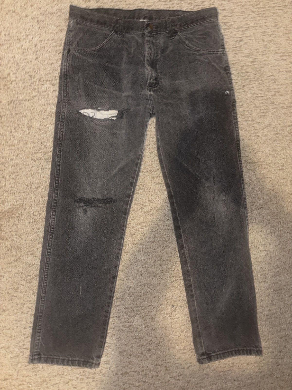 Rustler Baggy vintage wash straight fit jeans Size US 34 / EU 50 - 3 Thumbnail