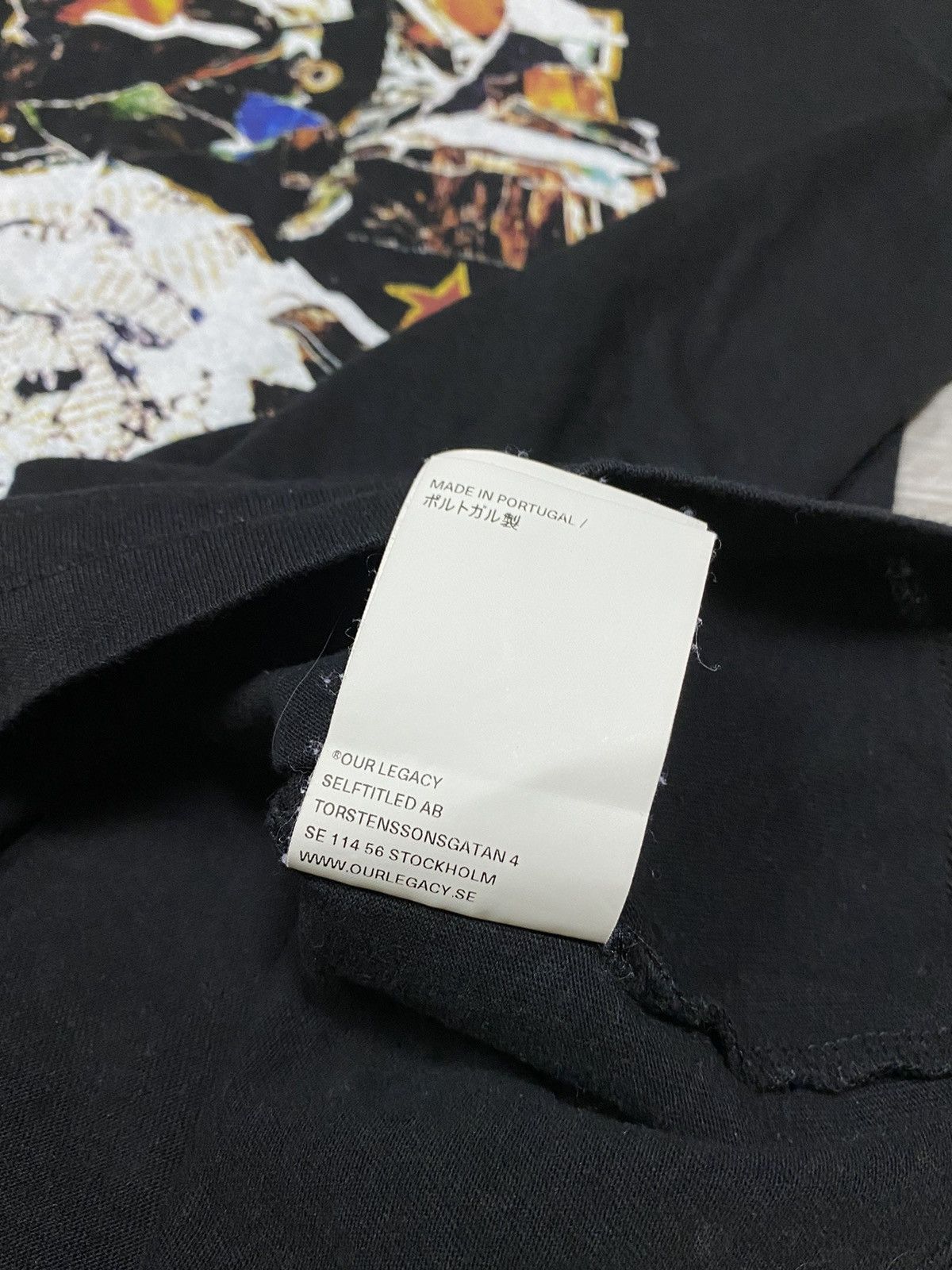 Our Legacy Our Legacy box tee Moto print short-sleeve T-shirt Size US S / EU 44-46 / 1 - 6 Thumbnail