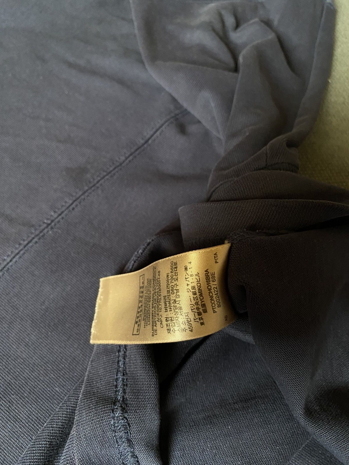Burberry ❗️SOLD❗️Burberry Big Logo Sweatshirt Navy Blue Size US M / EU 48-50 / 2 - 6 Thumbnail