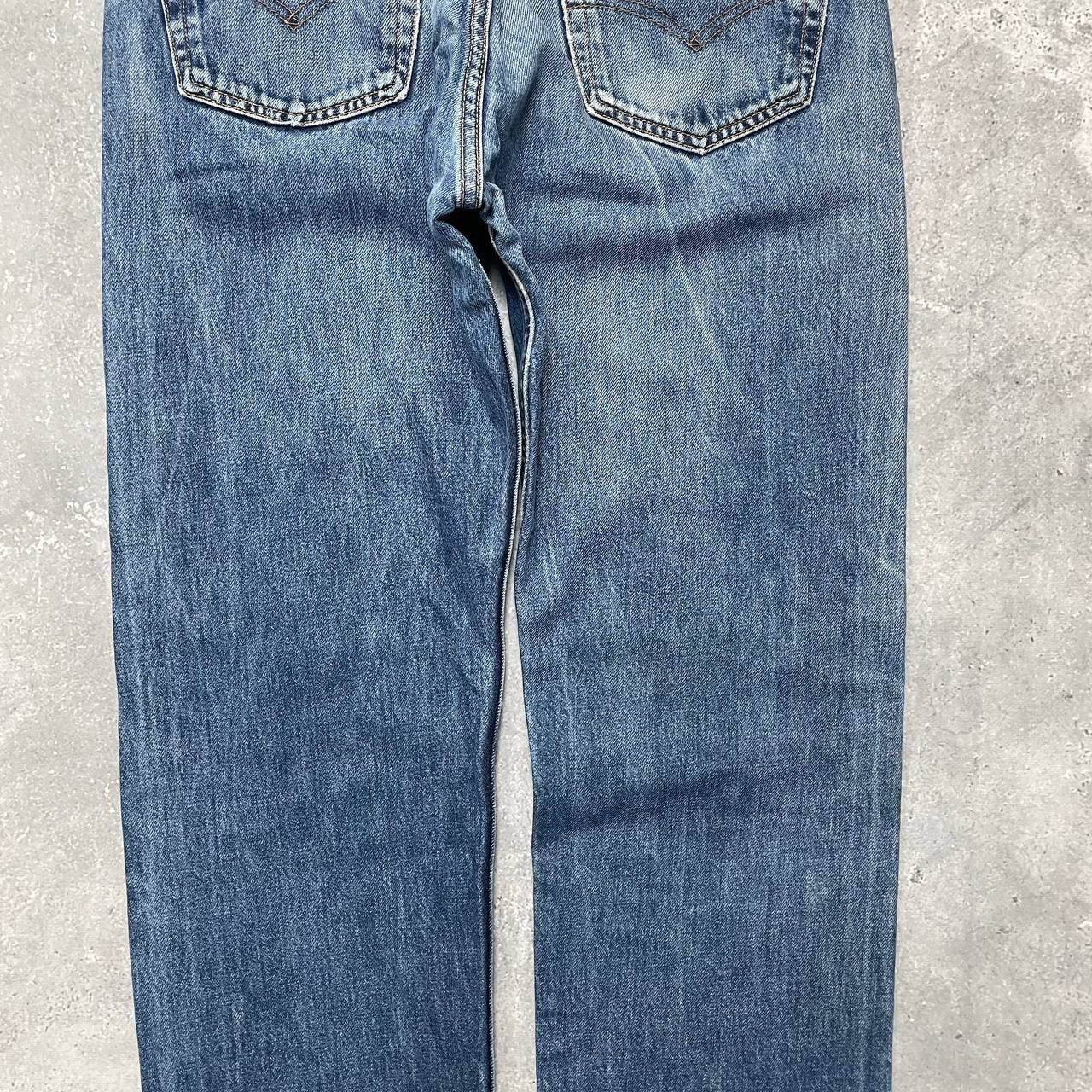 Levi's Vintage 2000s Levis 501 Distressed Jeans Blue Size W34 L32 Size US 34 / EU 50 - 22 Thumbnail
