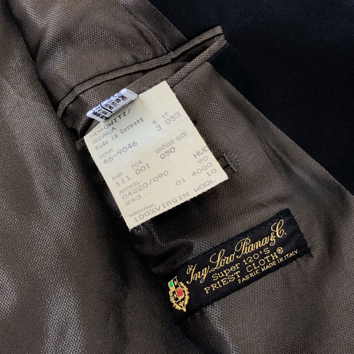 Hugo Boss 🧿polished wool tuxedo blazer black Size 50R - 3 Thumbnail