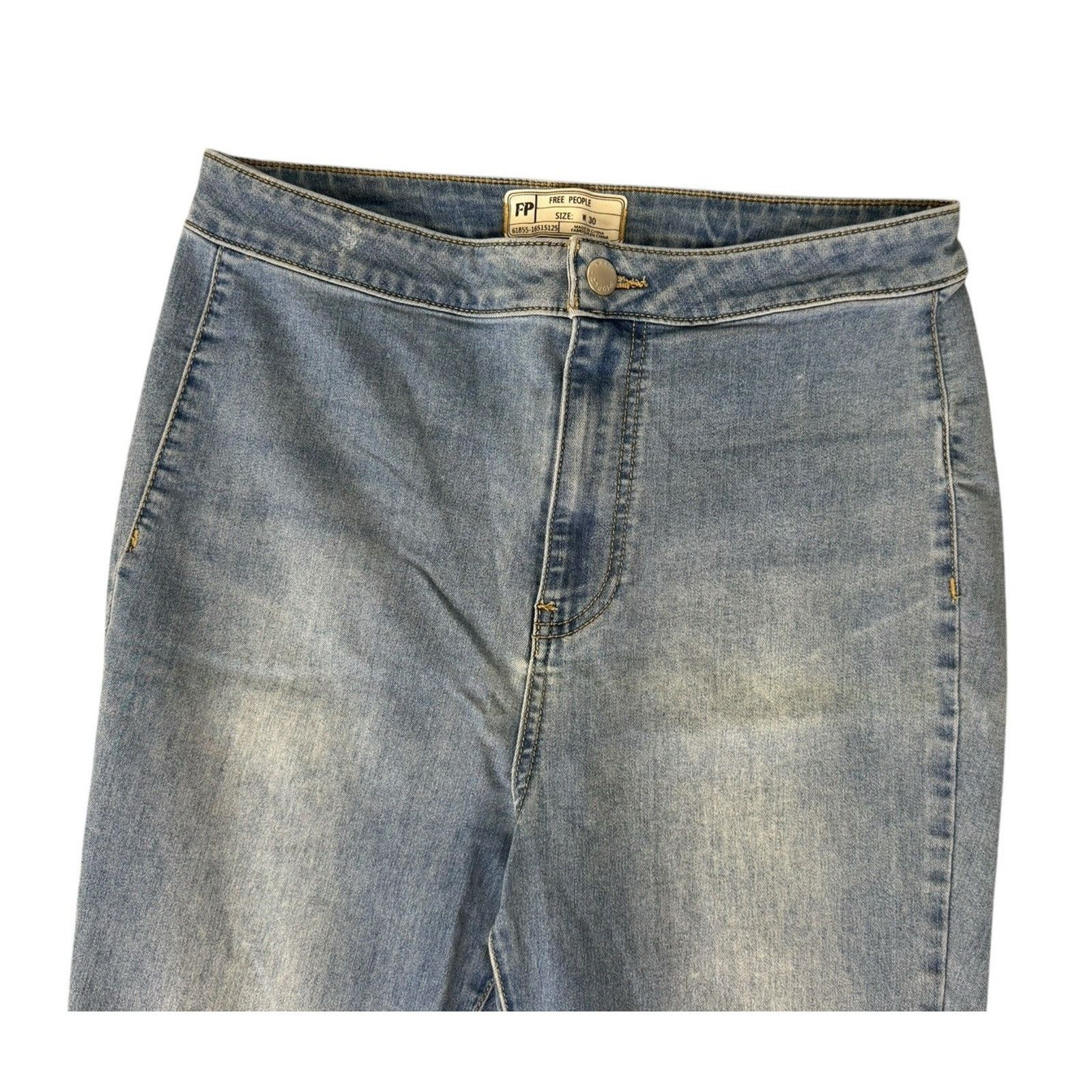 Free People FREE PEOPLE Just Float On Flare Jeans Vintage Bell Bottom 30 Size 30" / US 8 / IT 44 - 4 Thumbnail