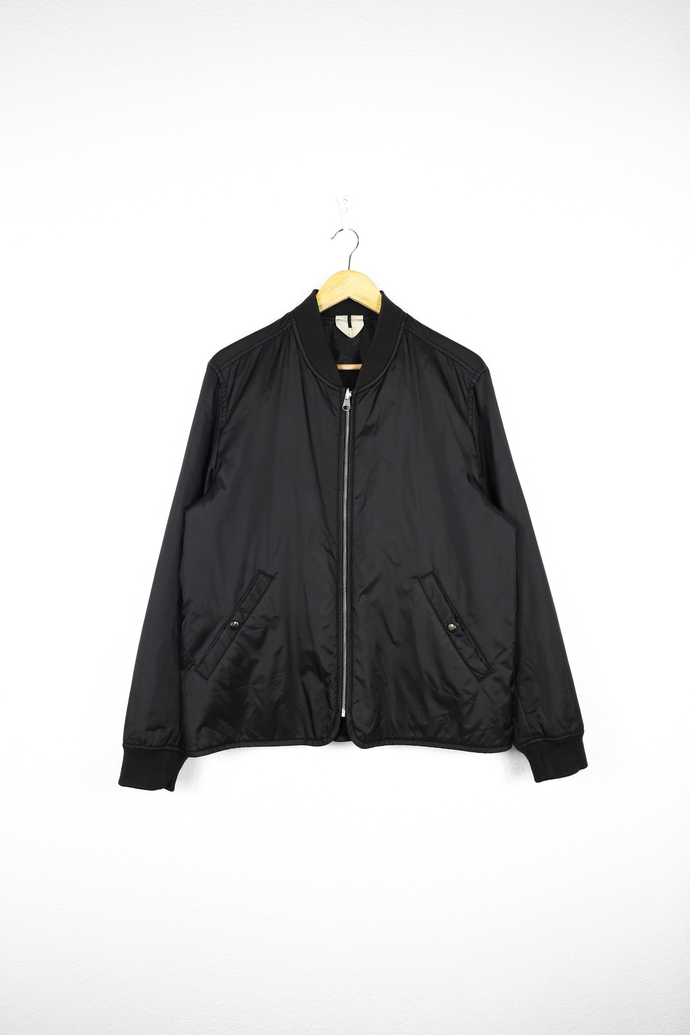 Arket Arket Black Nylon Thermore LIner Bomber Jacket 50 size Size US M / EU 48-50 / 2 - 1 Thumbnail