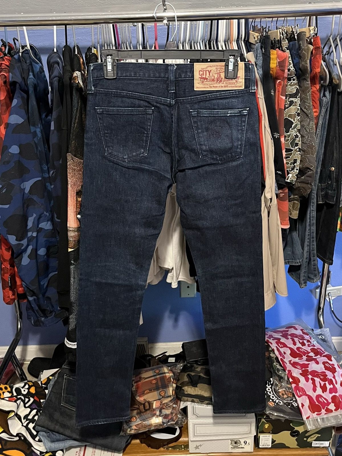 Bape Ape Head jeans