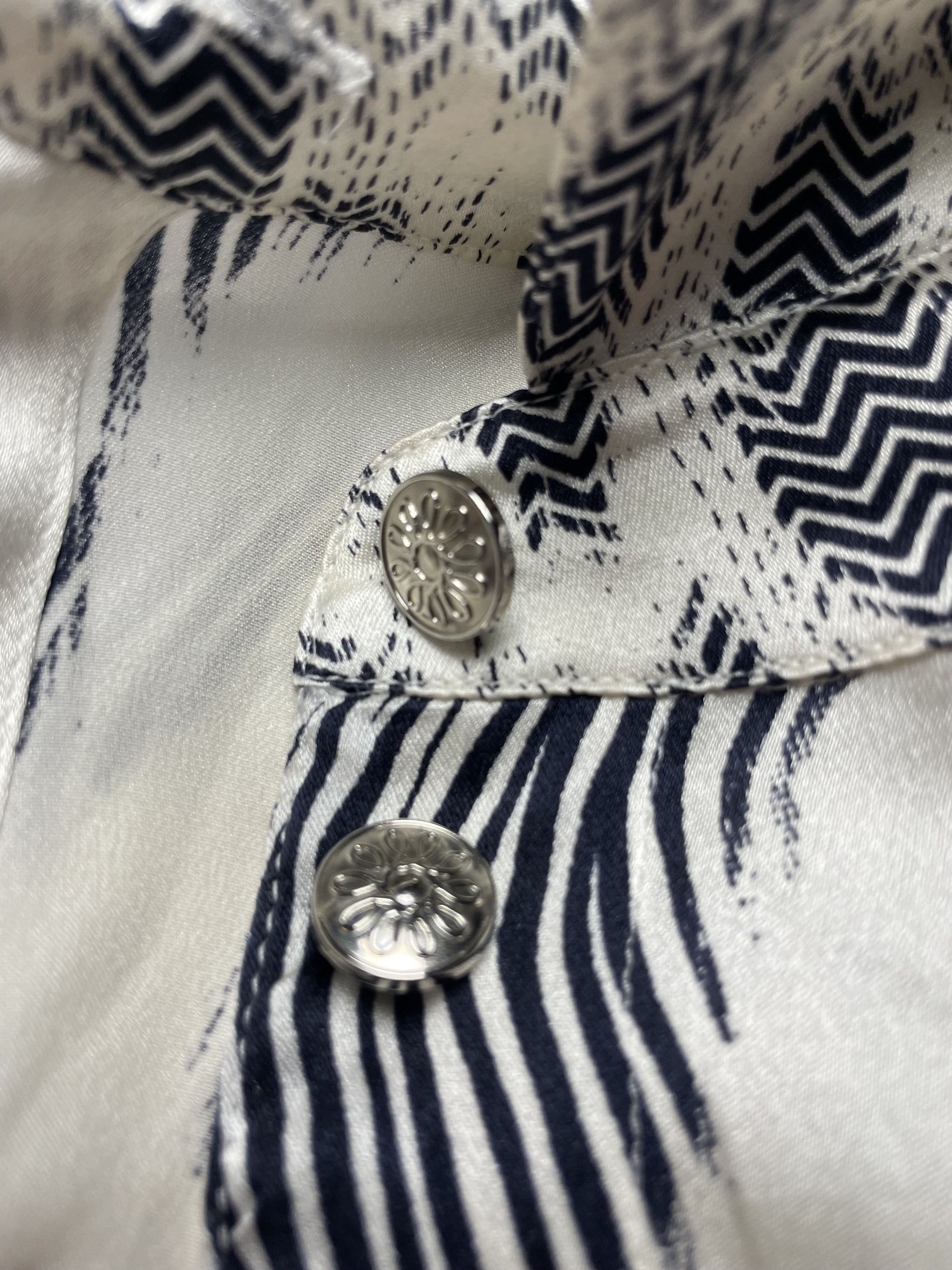 Escada ESCADA Silk Blouse Shirt Snakeskin Print EU 38 Size S / US 4 / IT 40 - 6 Thumbnail