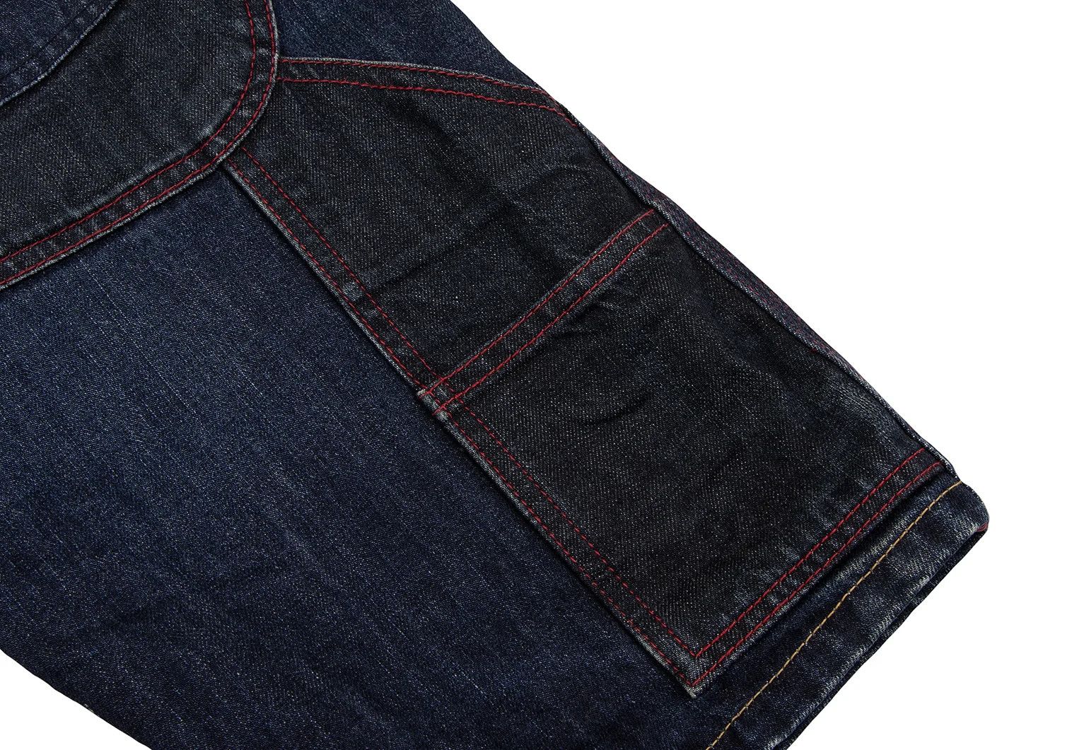 Junya Watanabe Reconstructed Denim Half Shorts in Indigo Blue Size US 30 / EU 46 - 15 Thumbnail
