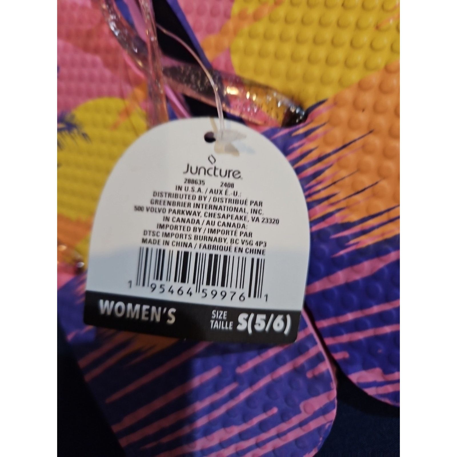 Other Juncture Women's 5/6 Flip Flops / Sandals Size US 5 / IT 35 - 4 Thumbnail