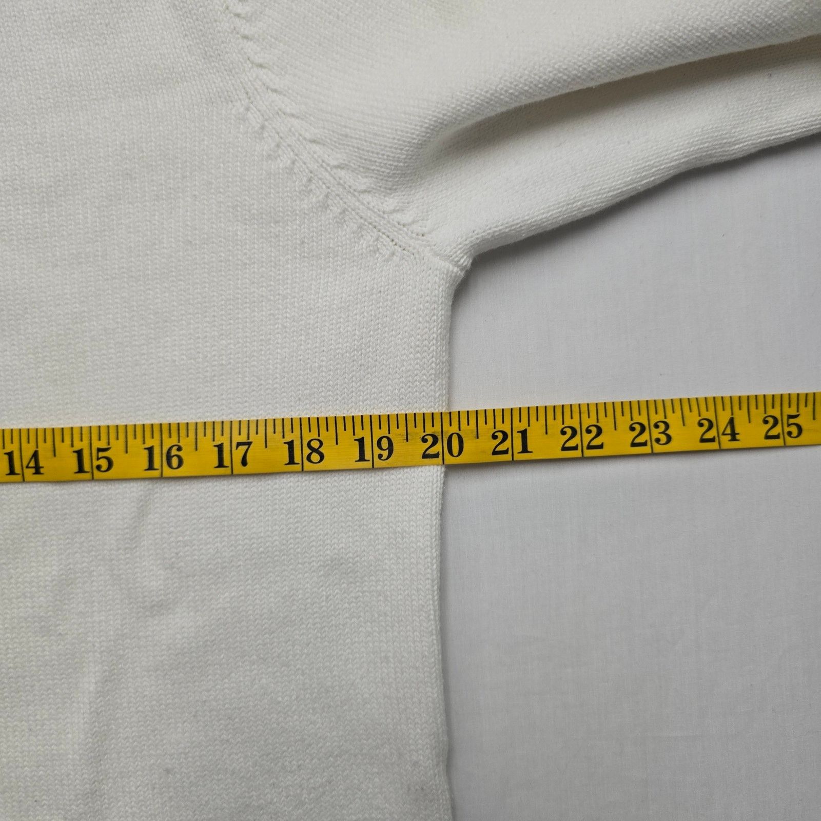 Lauren Ralph Lauren × Vintage Vintage Lauren Ralph Lauren White Logo Crest PL Sweater Size L / US 10 / IT 46 - 11 Thumbnail