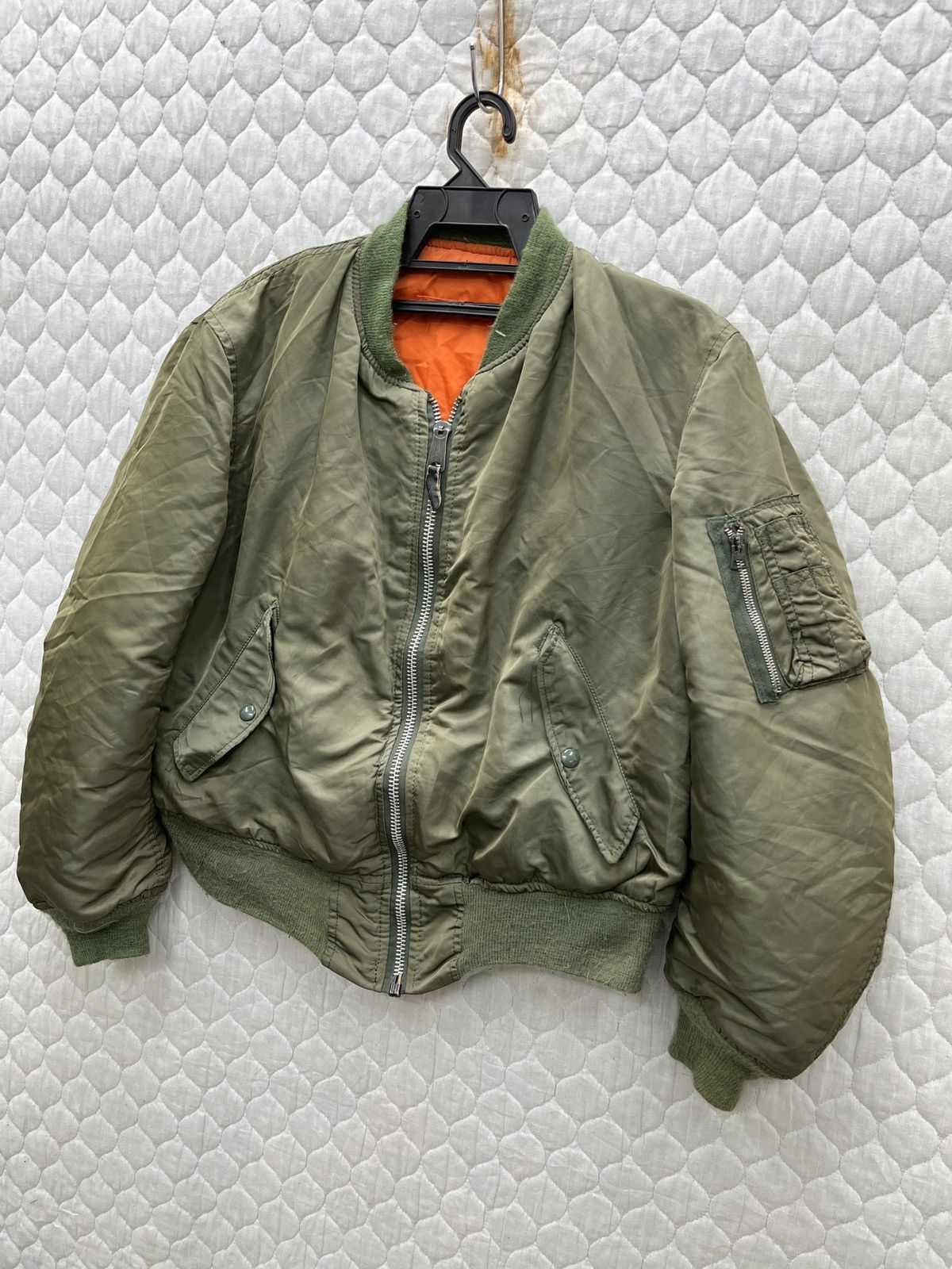 Alpha Industries 🔥🔥🔥STEALS VTG ALPHA INDUSTRIES MA-1 JACKET Size US S / EU 44-46 / 1 - 3 Thumbnail
