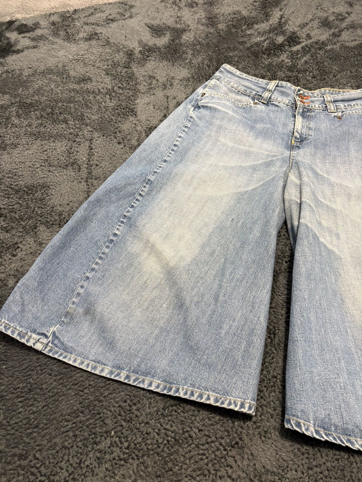 Levi's RARE Vintage Levis Engineered Jeans Baggy Shorts JNCO Style Size US 32 / EU 48 - 5 Thumbnail