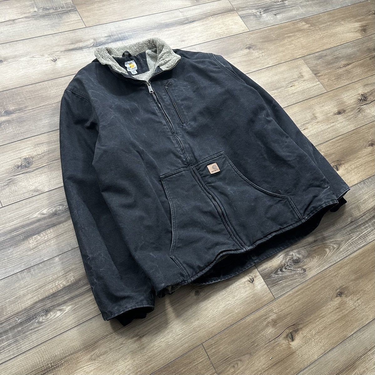 Carhartt Vintage 2000s Y2K Carhartt Sherpa Lined Work Jacket Size US XXL / EU 58 / 5 - 2 Thumbnail