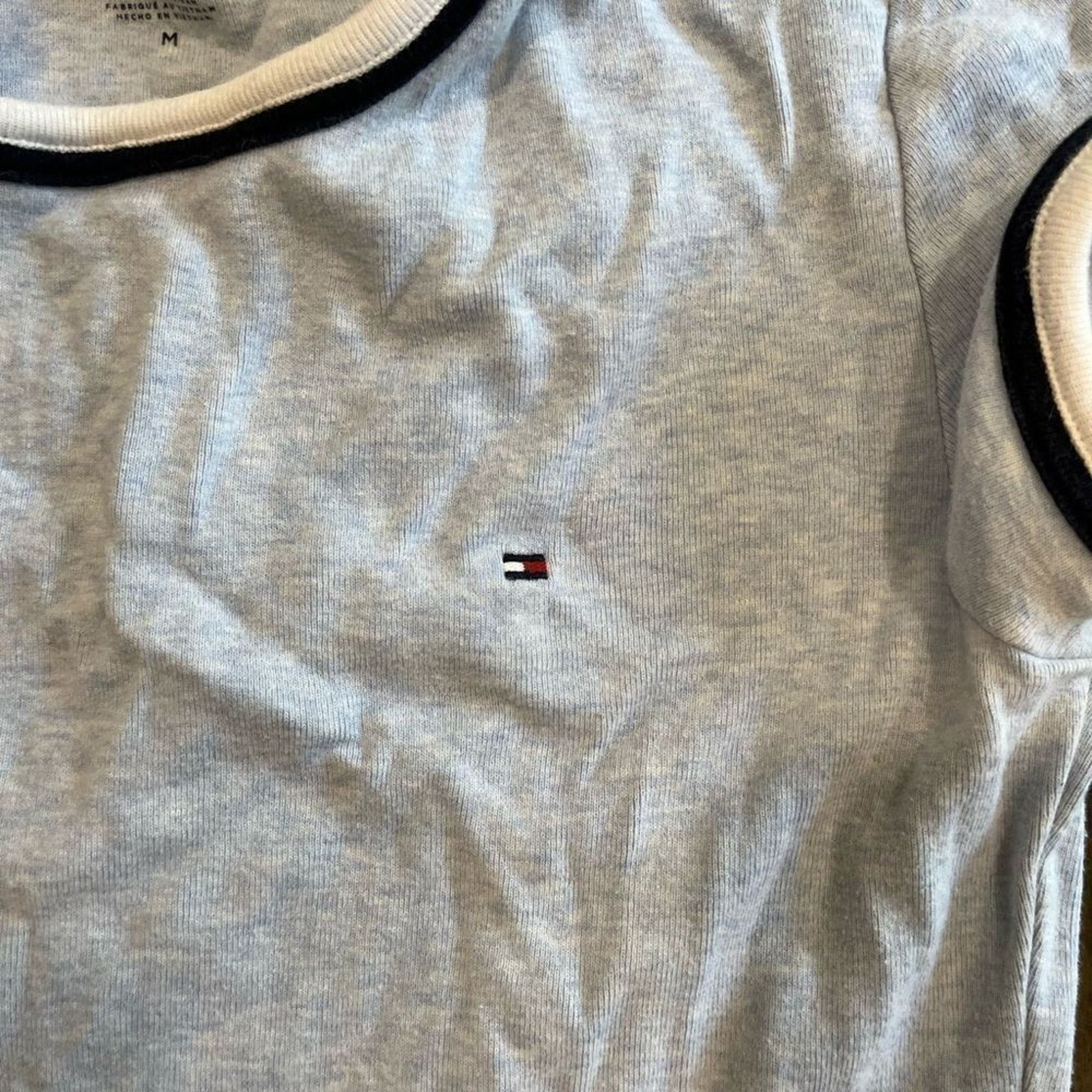 Tommy Hilfiger Tommy Hilfiger Slim FIt White Crew Neck Shirt Women's Size M Size M / US 6-8 / IT 42-44 - 5 Thumbnail