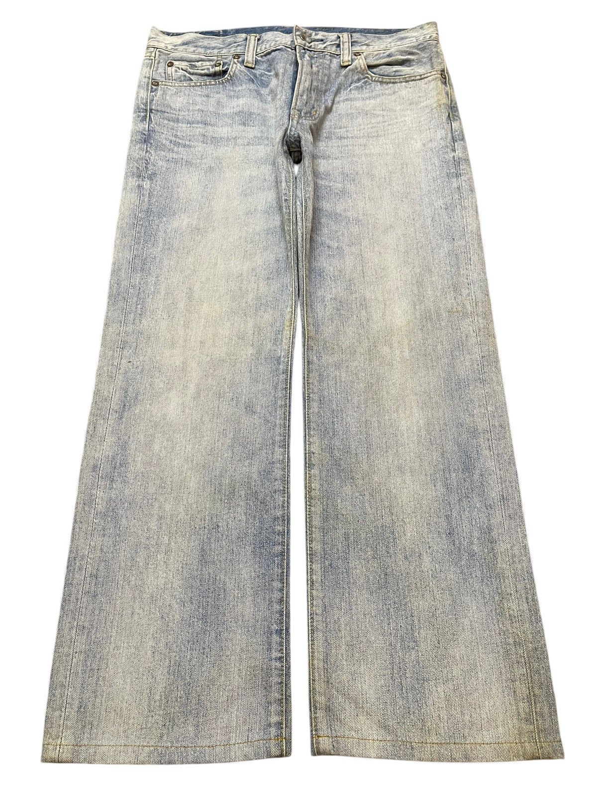 Uniqlo Vintage Japanese Uniqlo Faded Wash Style Baggy Jeans Size US 34 / EU 50 - 1 Thumbnail