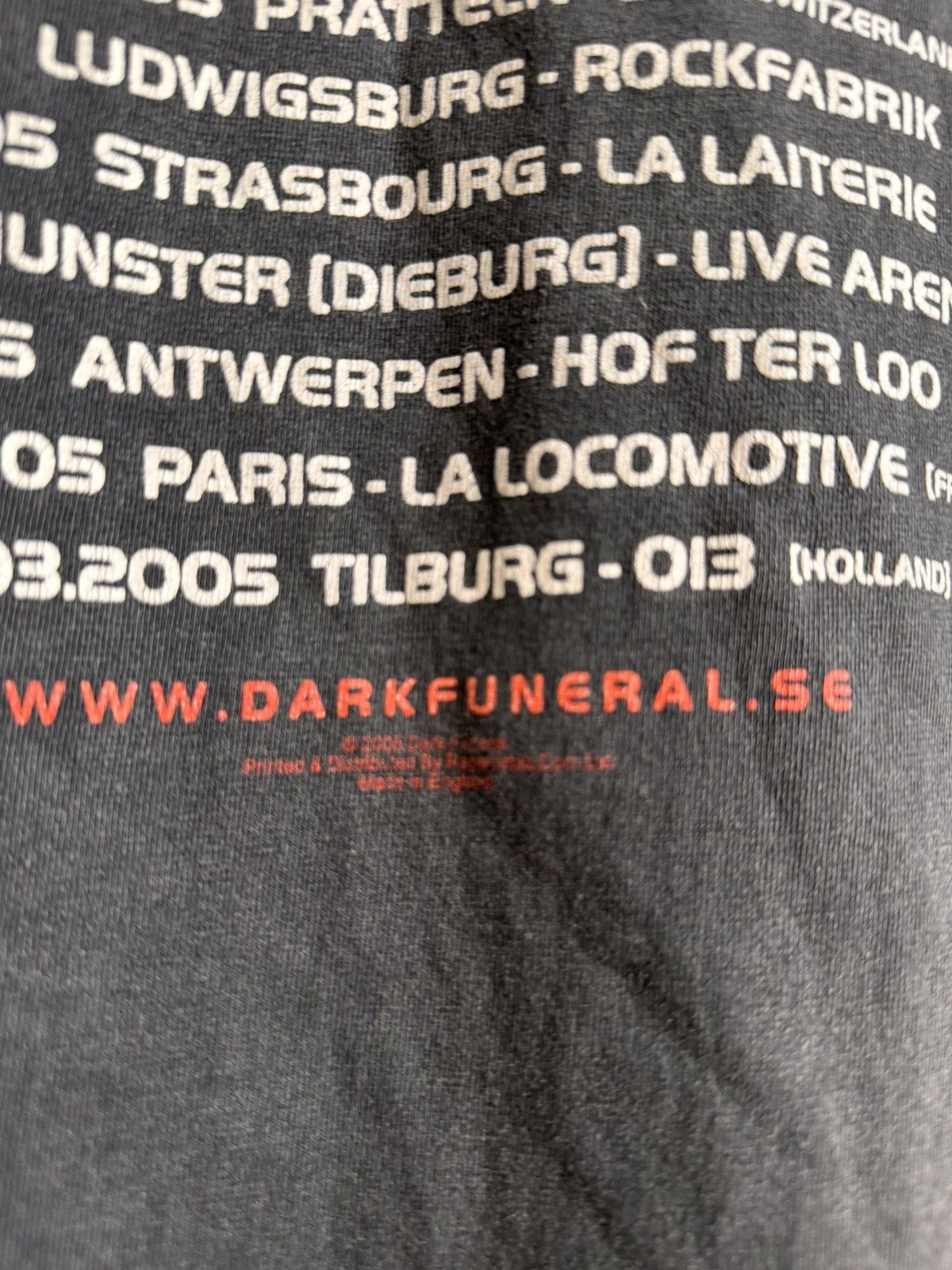 Band Tees Rare Vintage 00s Dark Funeral No mercy Black Metal Band Tee Size US XL / EU 56 / 4 - 11 Thumbnail