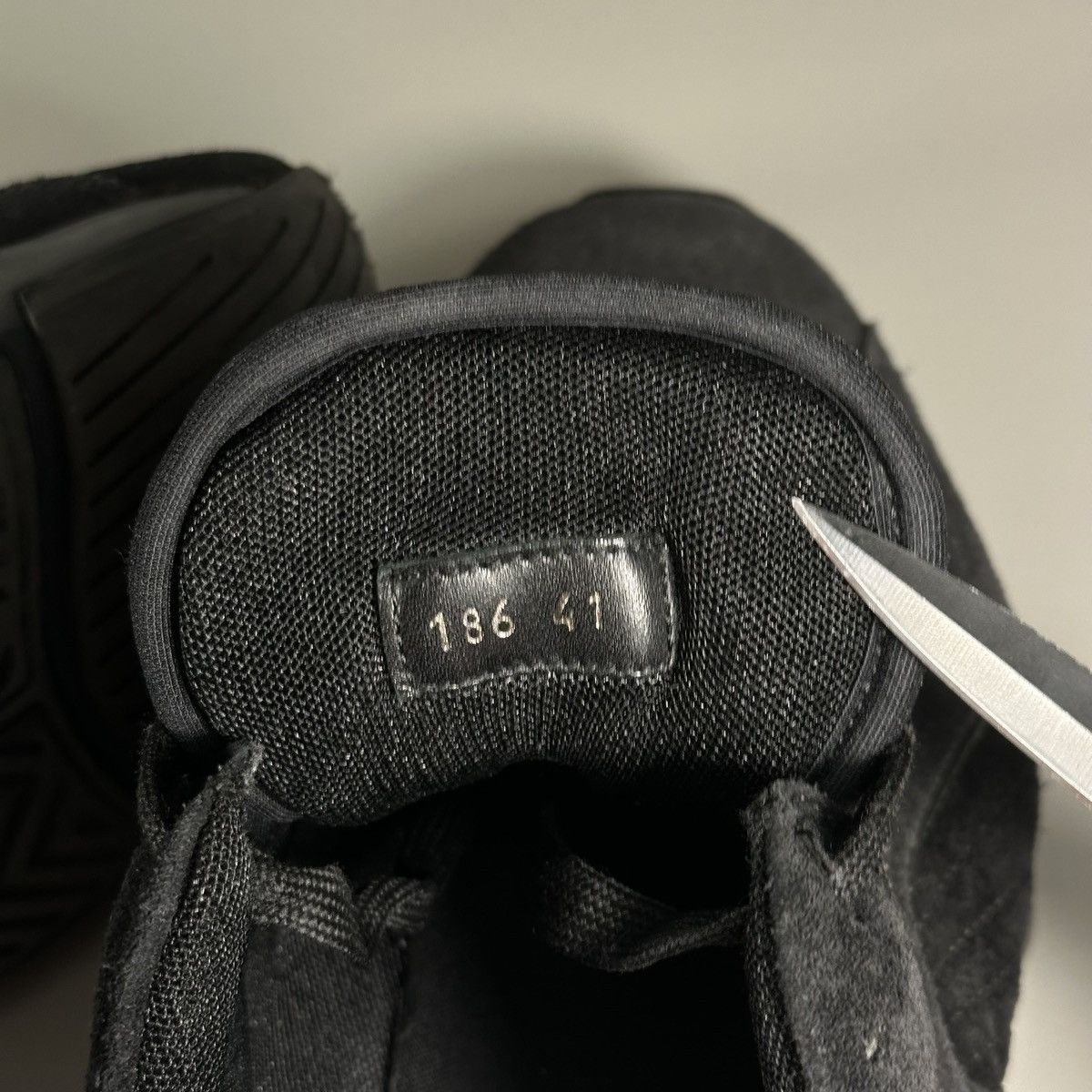 Acne Studios Acne Studios Rockaway Manhattan Chunky Black Suede Sneakers Size US 11 / IT 41 - 7 Thumbnail