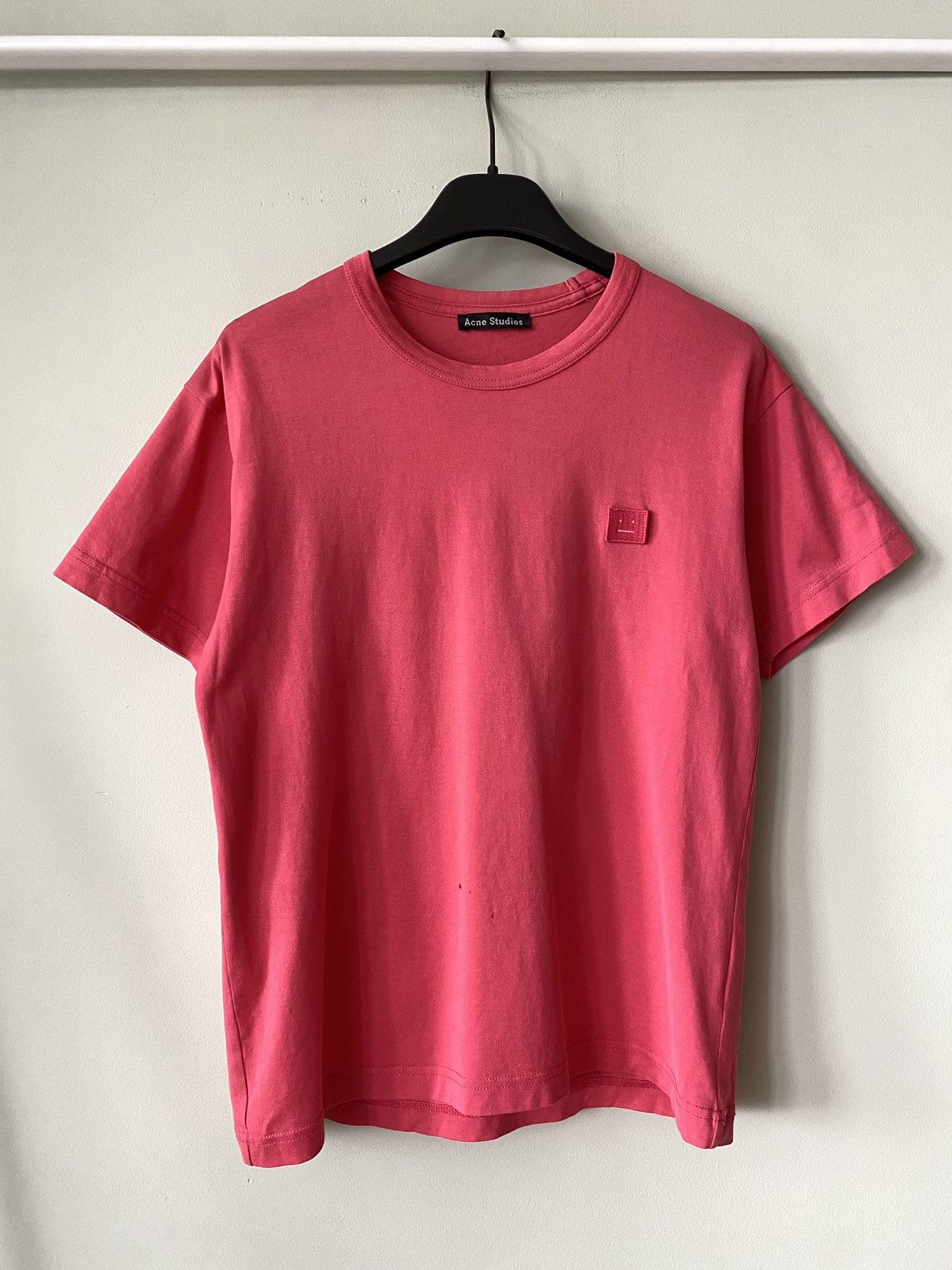 Acne Studios Acne Studios Nash Face Pink T-shirt | Grailed