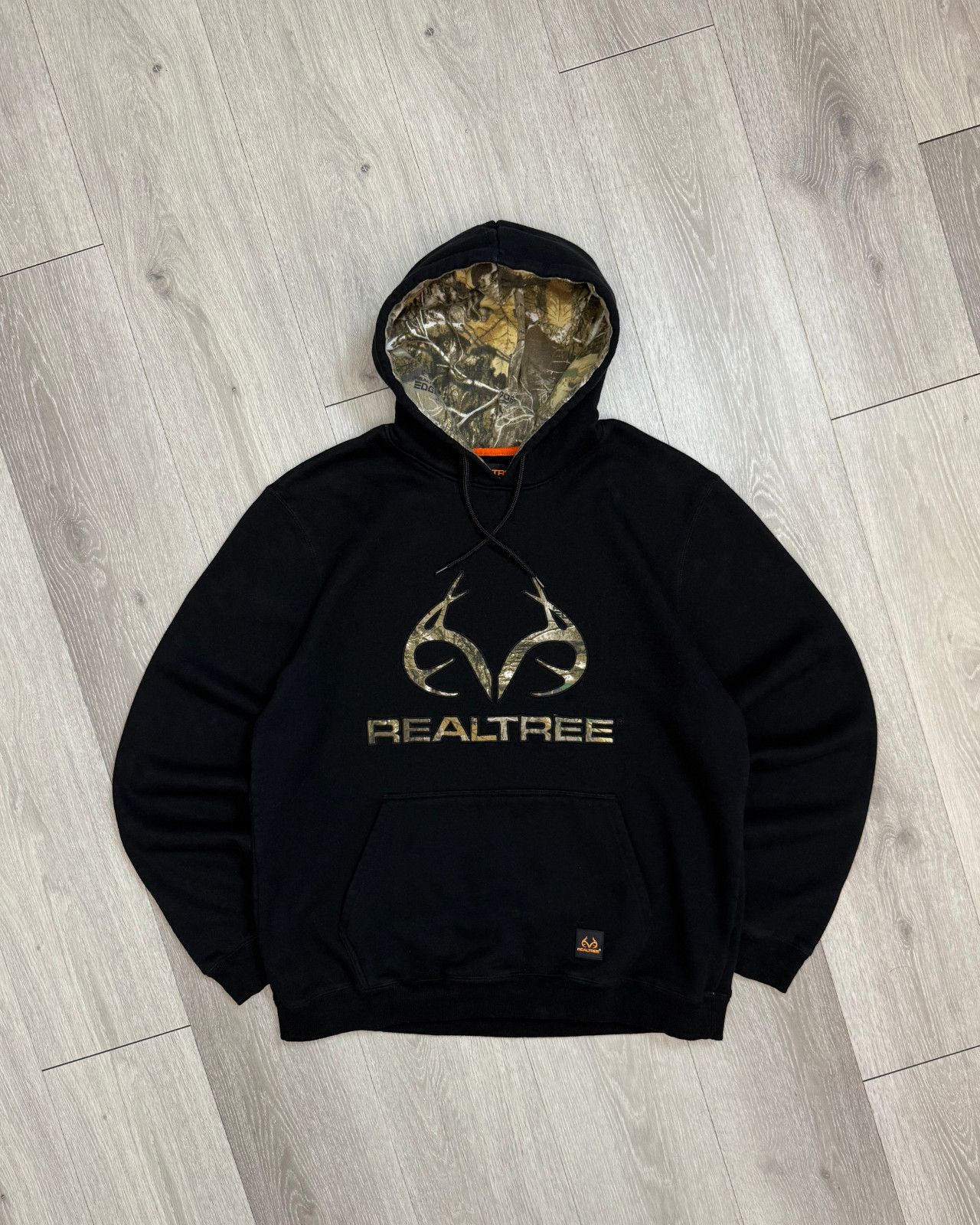 Realtree RealTree Camo Logo Men's Black Hoodie Sweatshirt - Size XL Size US XL / EU 56 / 4 - 1 Thumbnail