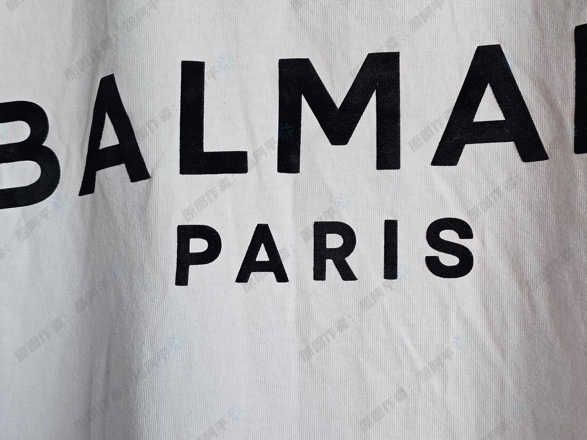 Balmain Balmain white short-sleeve T-shirt Q4 Size US L / EU 52-54 / 3 - 2 Thumbnail