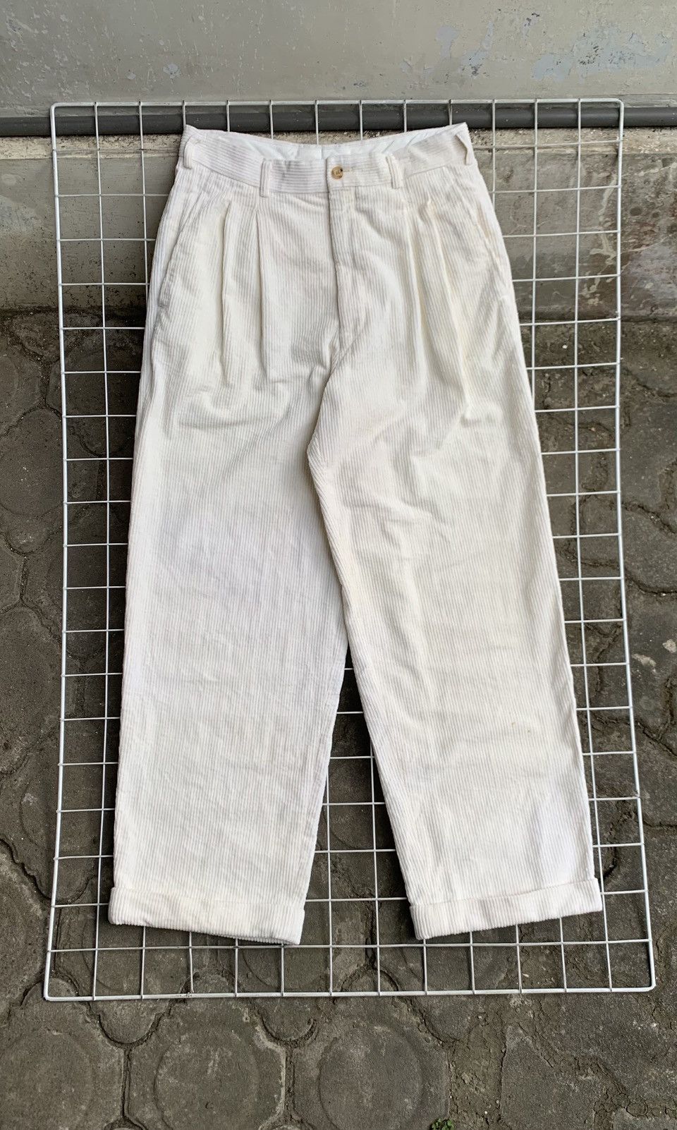 Comme des Garcons AD1994 Comme Des Garcons Homme Plus Corduroy Pants Size US 30 / EU 46 - 1 Thumbnail
