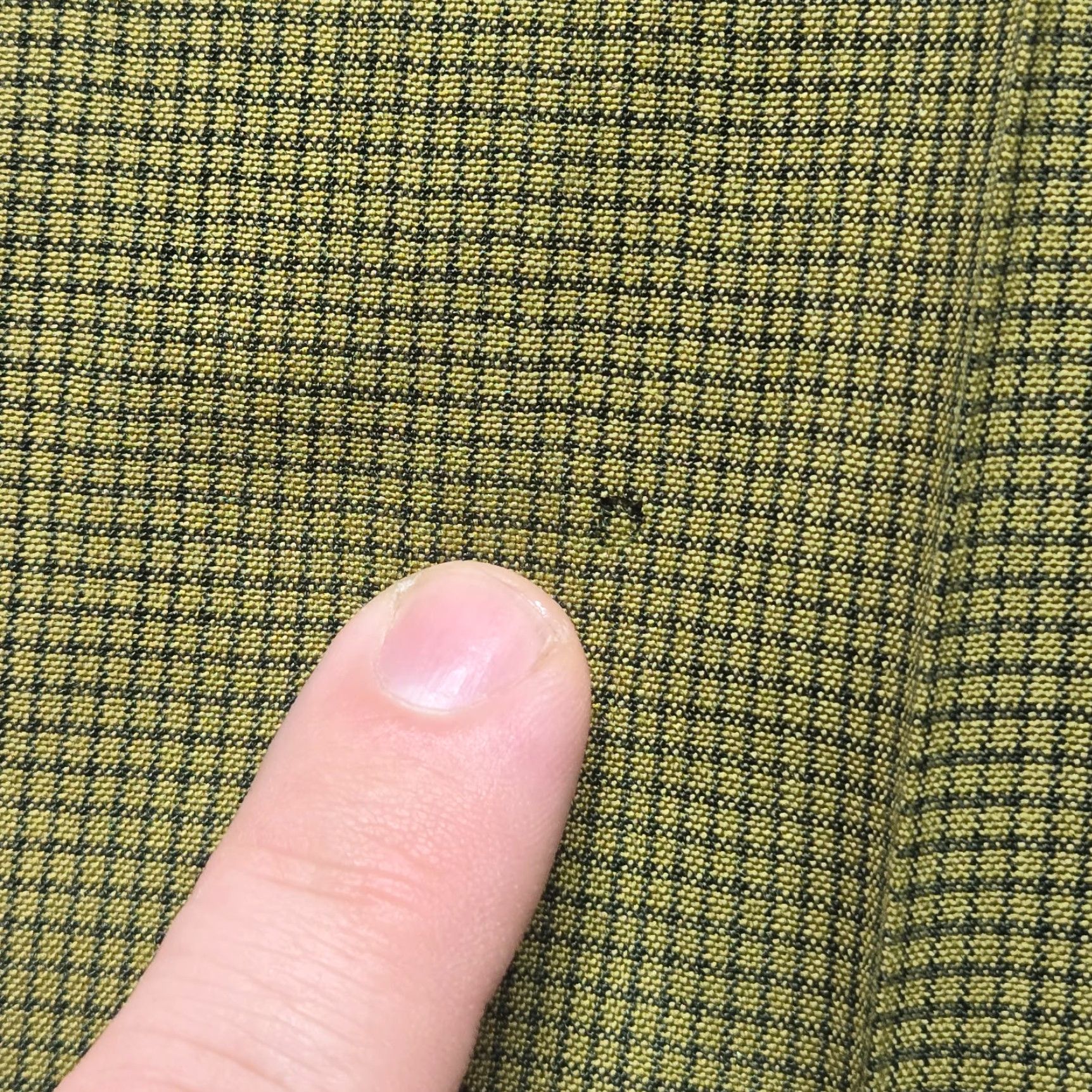 Vintage VINTAGE Pants Men 34x38 Brown Polyester Wool Dress Pants 80s Mid-Century Flannel Glen Plaid Autumn Spring Fall clothes Size US 34 / EU 50 - 5 Thumbnail