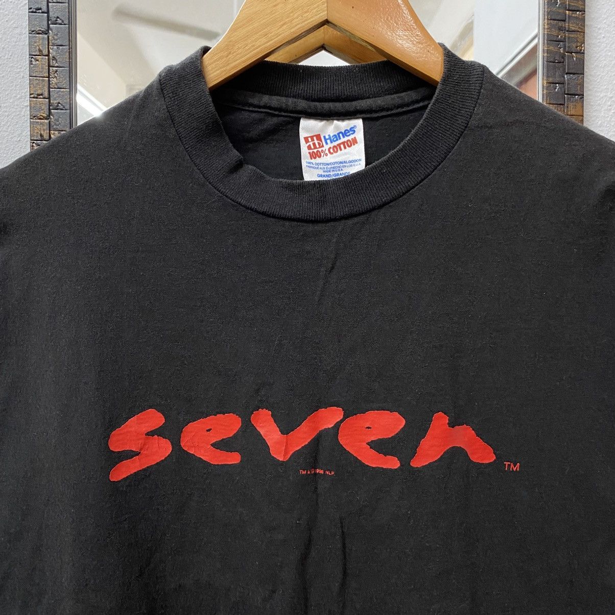 Vintage Vintage 1995 SEVEN Movie Promo Tee Brad Pitt Size US L / EU 52-54 / 3 - 2 Thumbnail