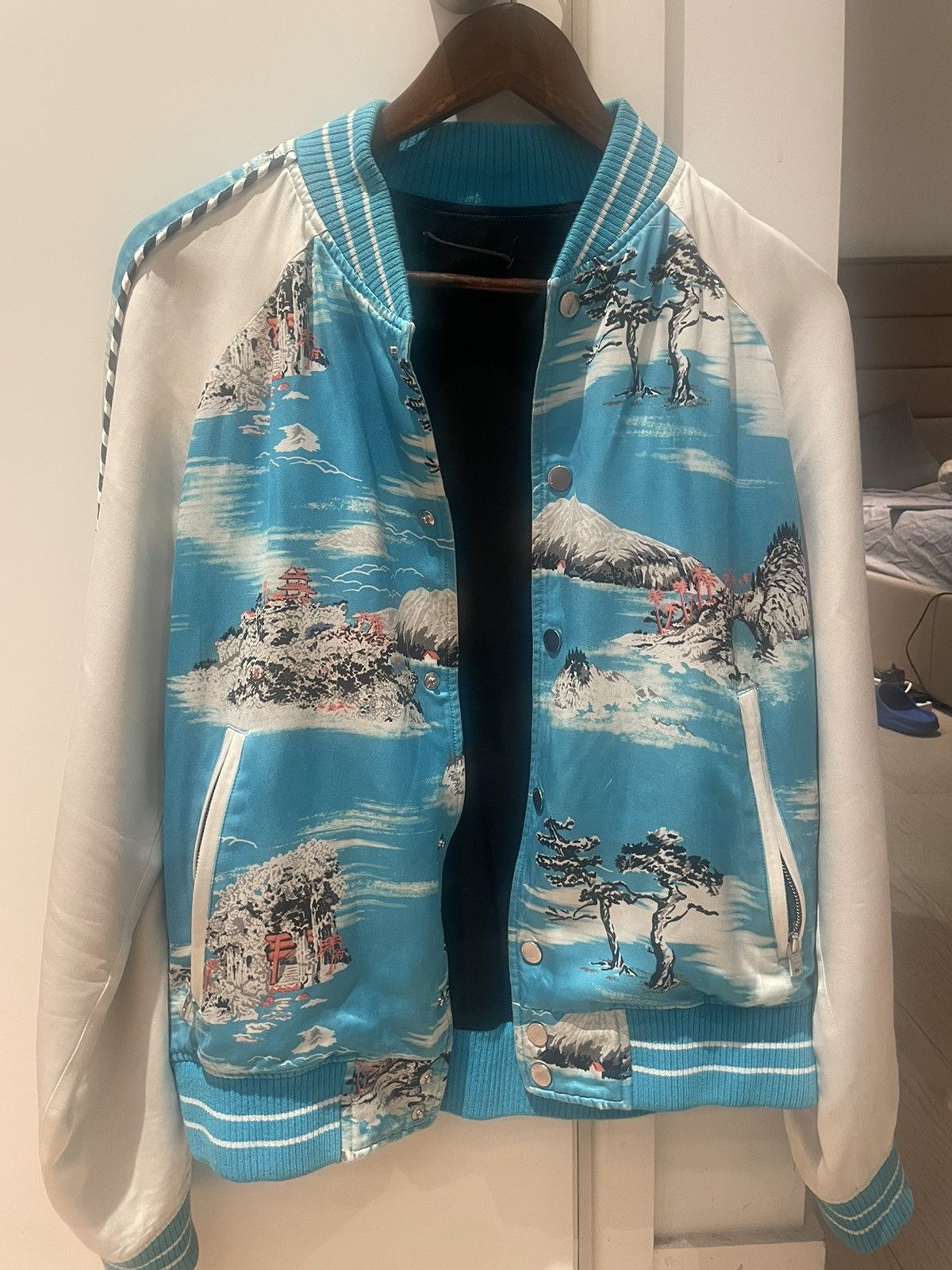 Amiri Amiri Blue Print Rare Bomber Jacket Size US S / EU 44-46 / 1 - 9 Thumbnail
