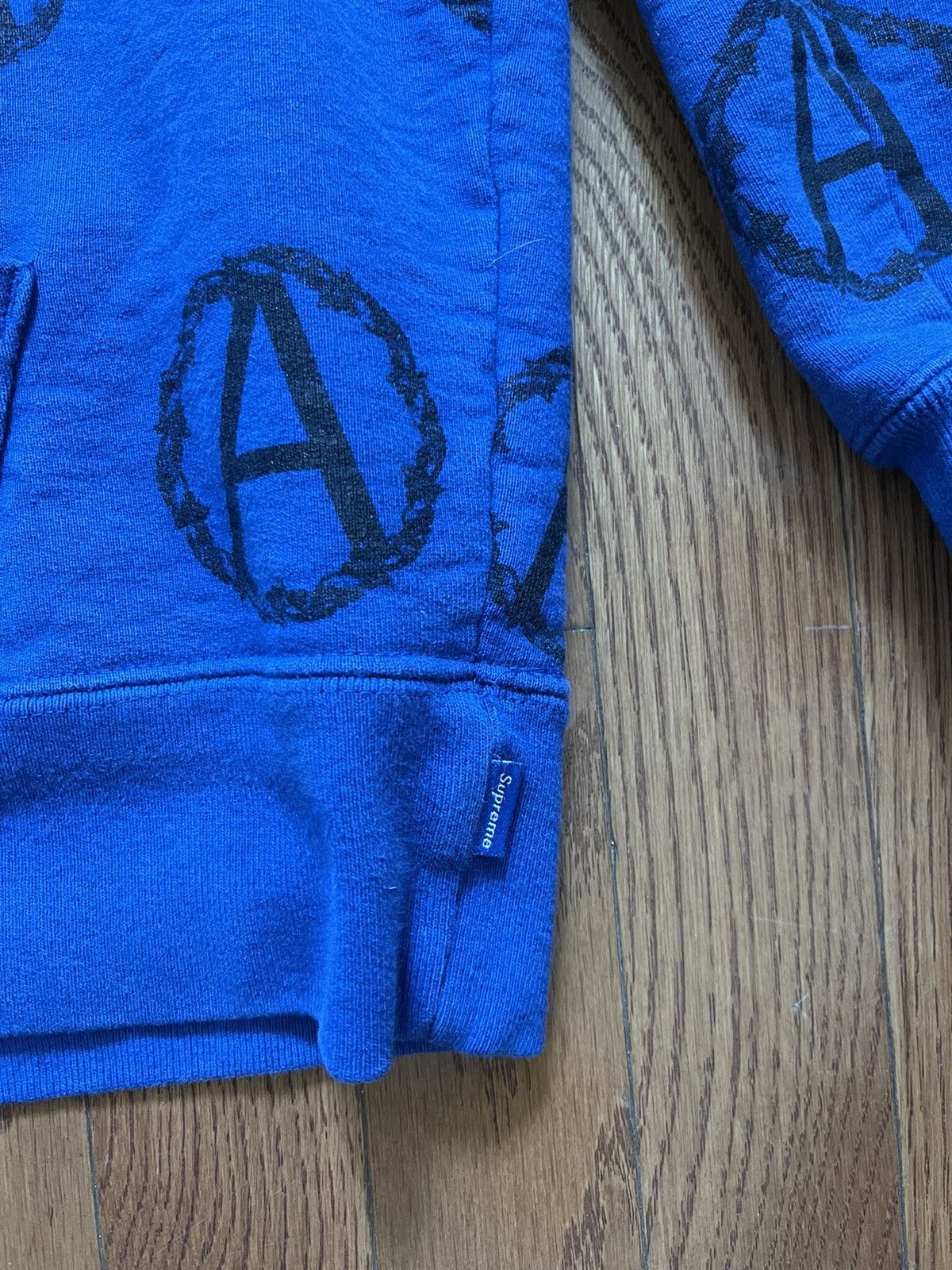 Supreme × Undercover Supreme x Undercover Anarchy Hoodie Blue Sz. L Size US L / EU 52-54 / 3 - 2 Thumbnail