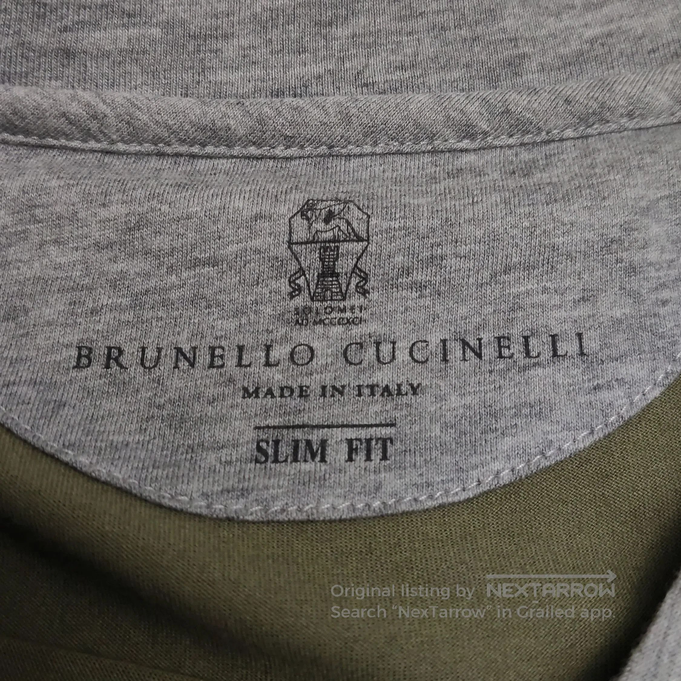 Brunello Cucinelli Brunello Cucinelli Solid Cotton T-Shirt XL. Size US L / EU 52-54 / 3 - 4 Thumbnail