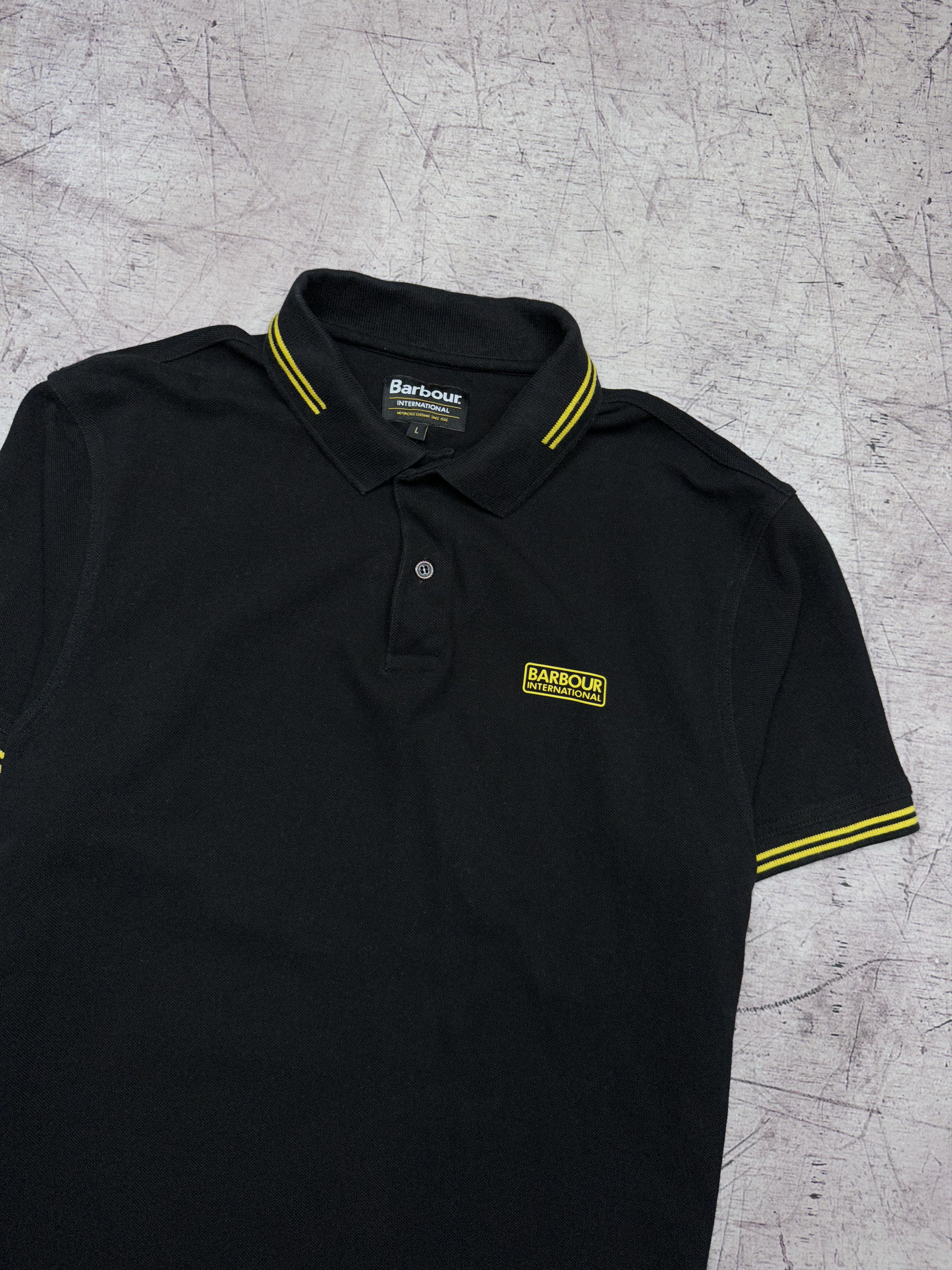 Barbour × Vintage Barbour International Mens Polo Shirt Size US L / EU 52-54 / 3 - 2 Thumbnail