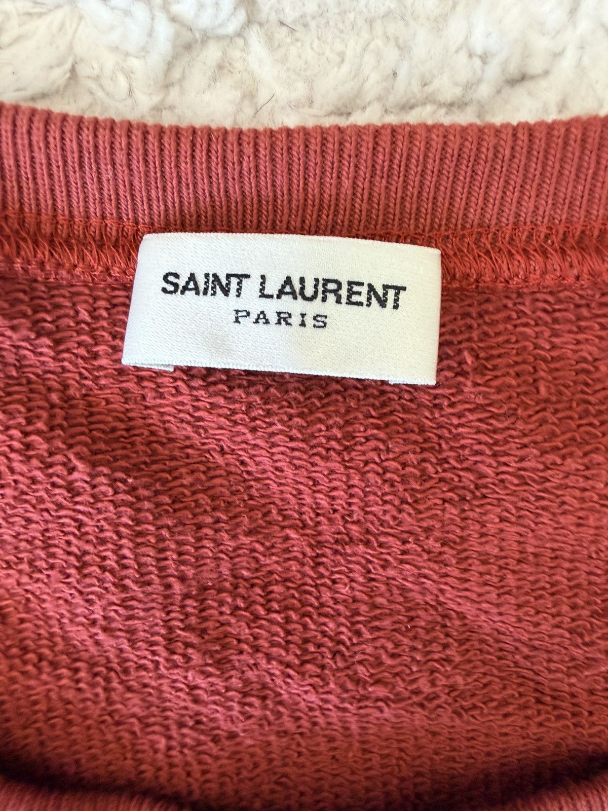 Saint Laurent Paris Saint Laurent Logo Embroidery 24 Crewneck Size US XL / EU 56 / 4 - 3 Thumbnail