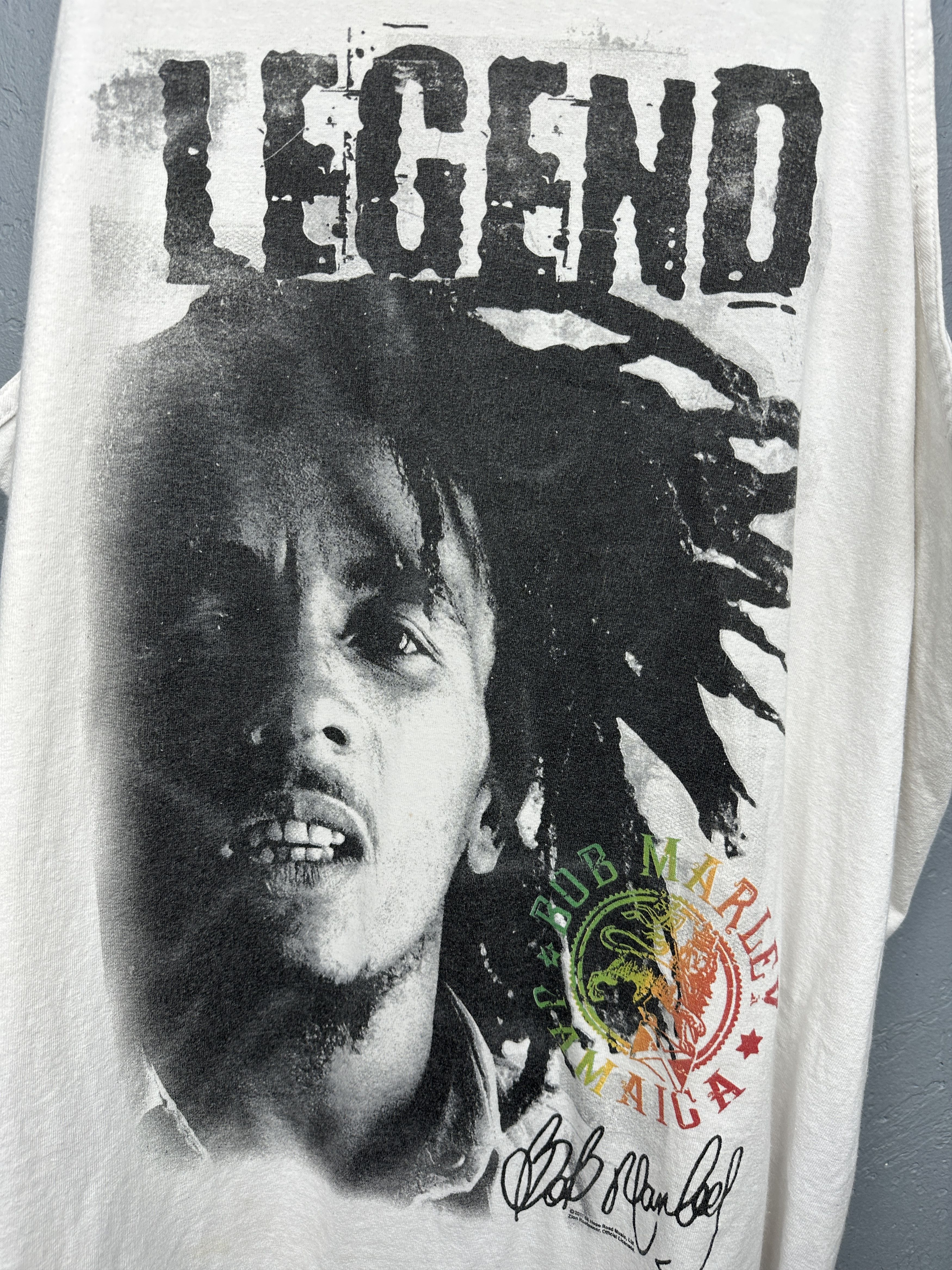 Bob Marley Bob Marley 2011 Vintage Mens Sleeveless T-Shirt Size US XXL / EU 58 / 5 - 3 Thumbnail