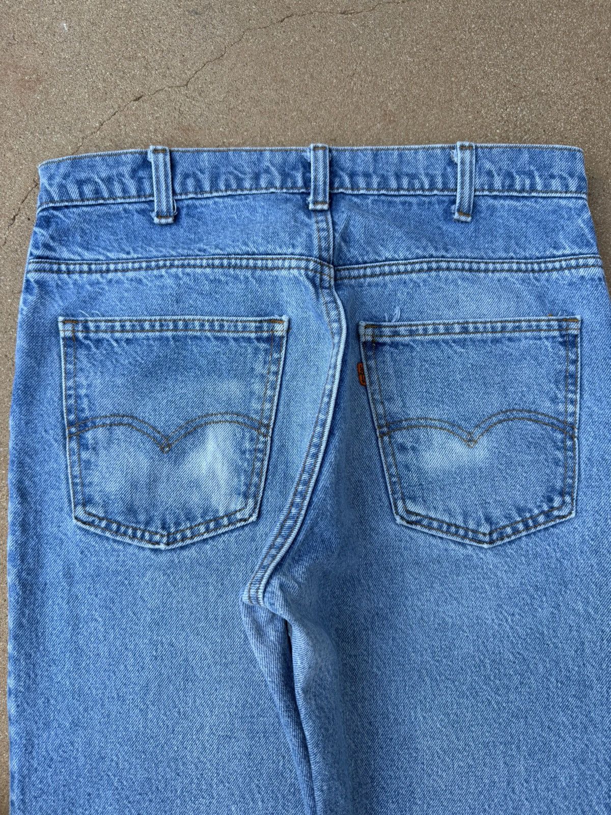 Levi's Vtg 80’s Levi’s 646 Orange Tab Bellbottom Flare Jeans 32x32 Size US 33 - 7 Thumbnail
