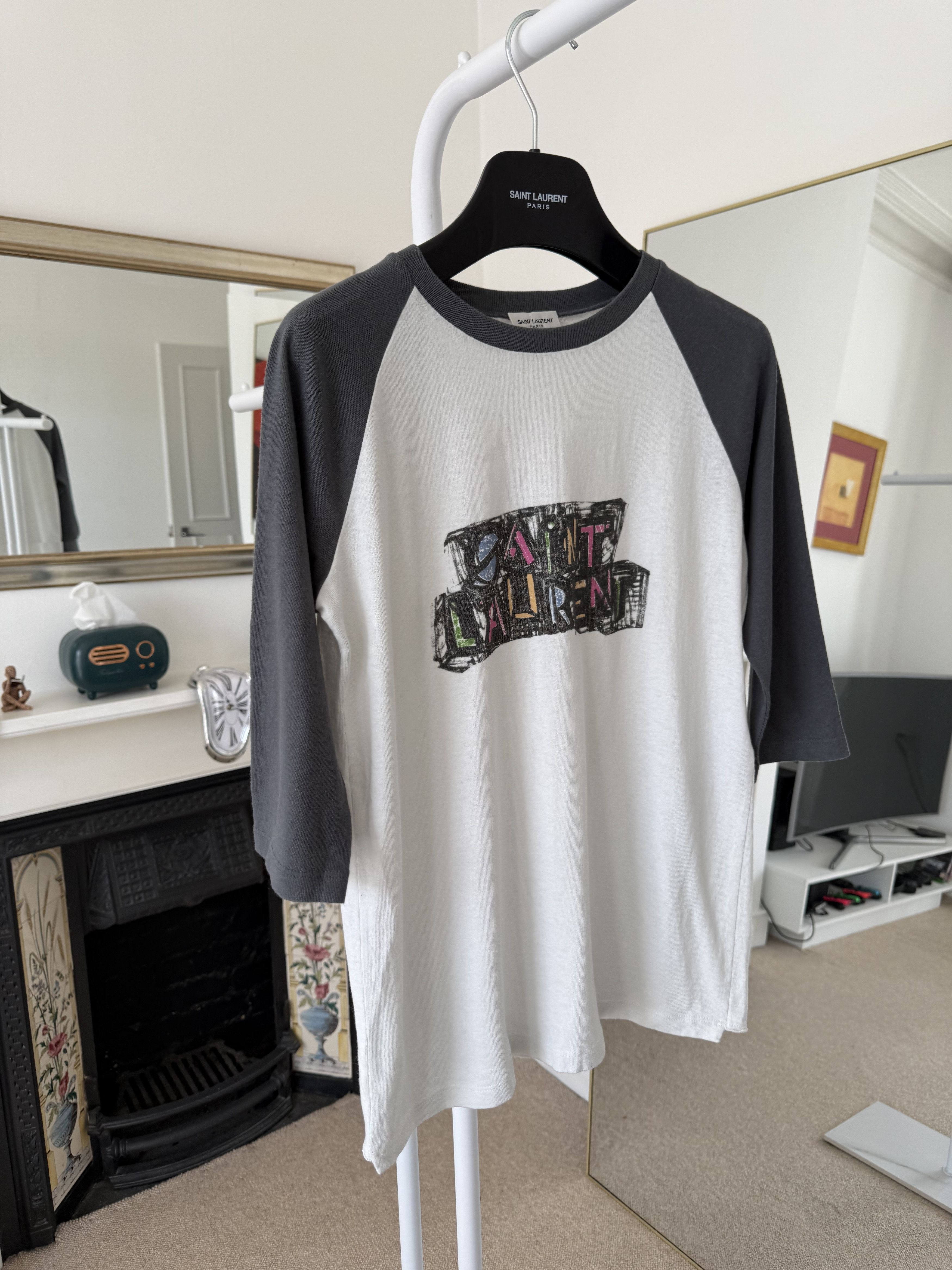 Saint Laurent Paris Saint Laurent 3/4 length Logo Shirt Size US S / EU 44-46 / 1 - 4 Thumbnail