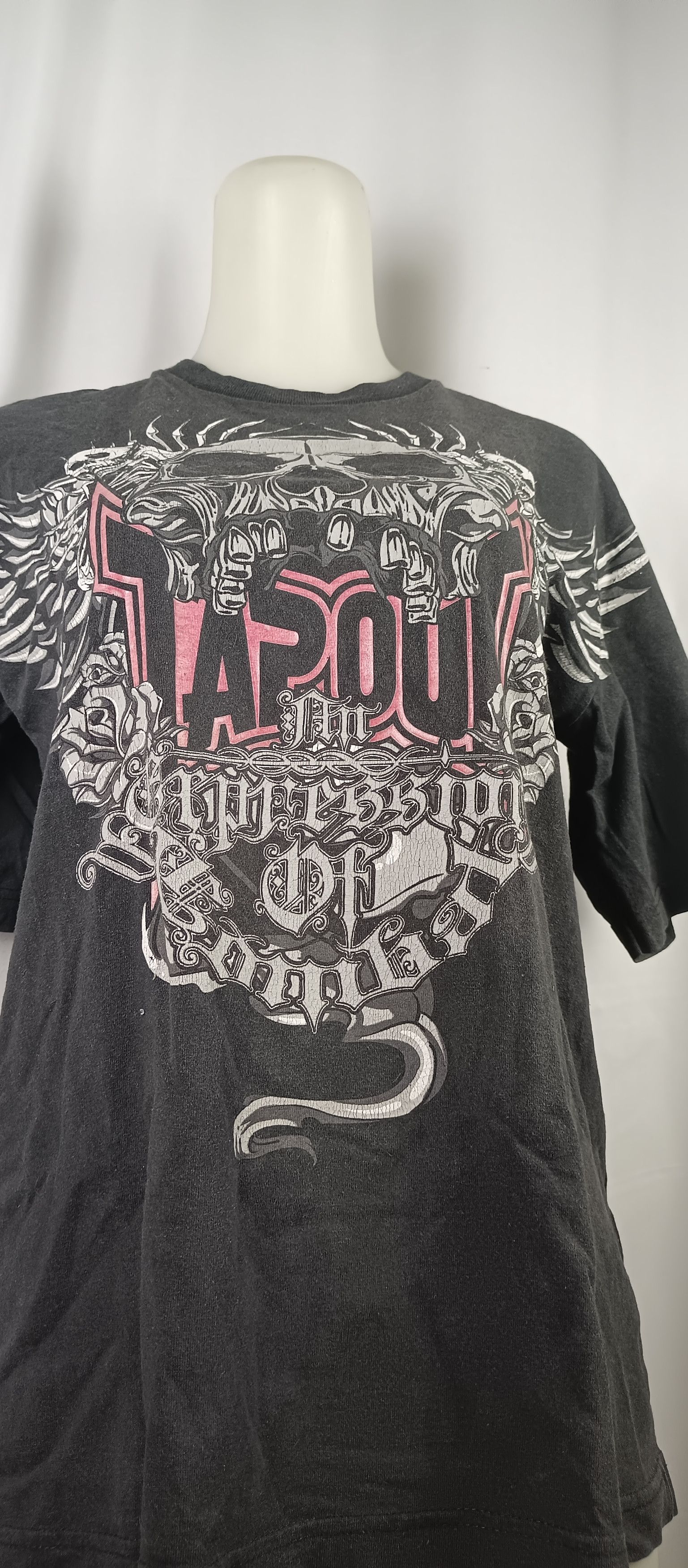 Affliction × Japanese Brand × Tapout Rare Tapout Tee Y2K Affliction Style Size M / US 6-8 / IT 42-44 - 8 Thumbnail