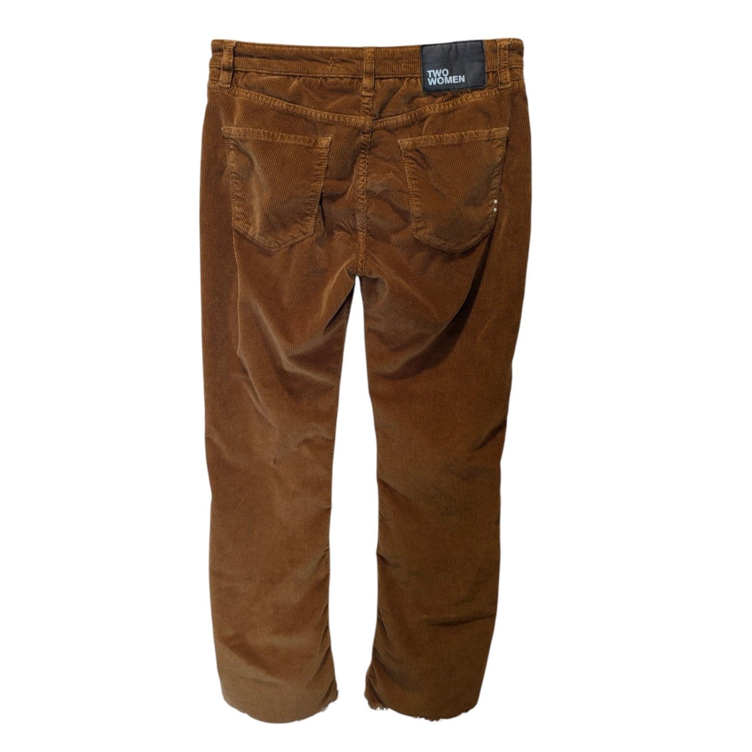 Other Two Women Two Men Corduroy Gaila Rust Raw Hem Pants 26 Size 26" / US 2 / IT 38 - 2 Thumbnail