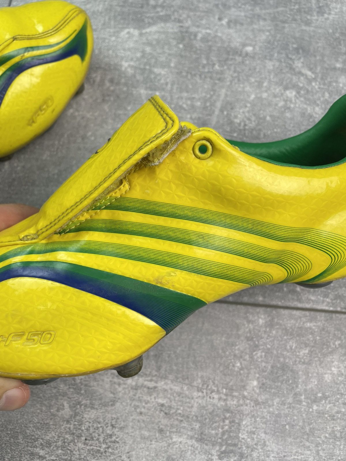 Adidas Adidas Tunit +F50 Brazil World Cup Limited Football Boots Size US 7 / EU 40 - 11 Thumbnail