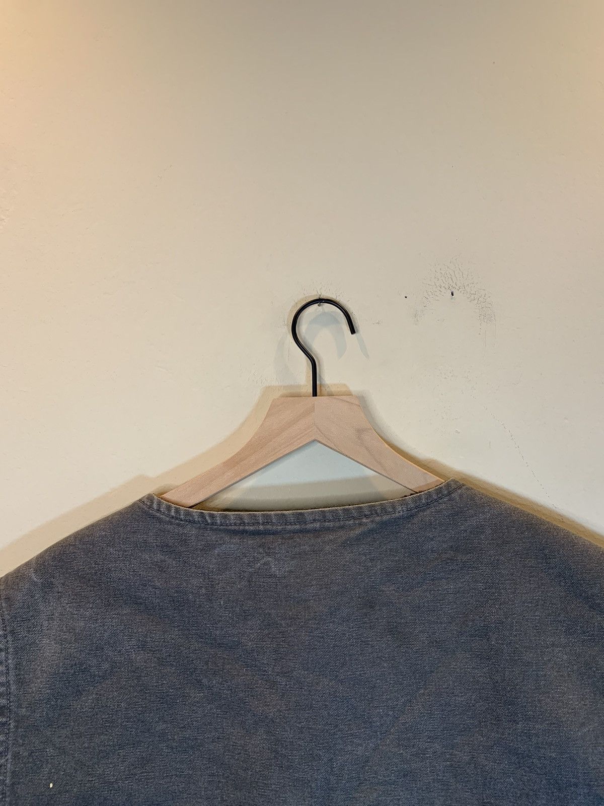Carhartt × Designer *RARE* Carhartt Smoky Faded Fleece Lined Denim Work Vest 2XL Size US XXL / EU 58 / 5 - 7 Thumbnail