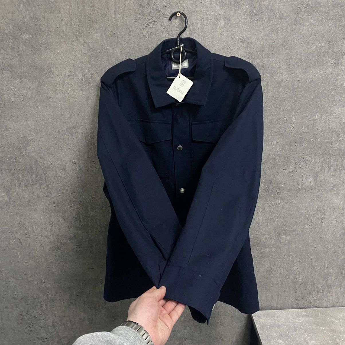 Brunello Cucinelli Brunello Cucinelli Field Utility Jacket Nylon Size US M / EU 48-50 / 2 - 6 Thumbnail