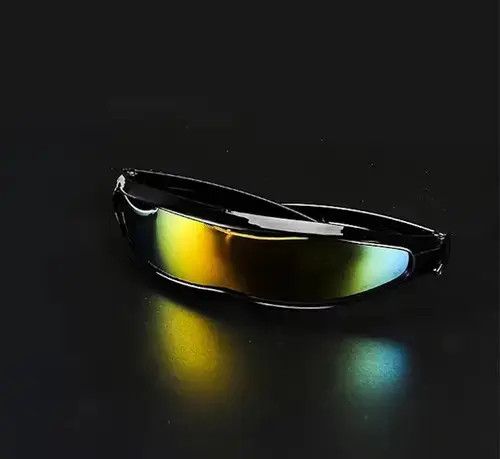 Designer Cyclops Black Modern Sunglasses Size ONE SIZE - 4 Thumbnail