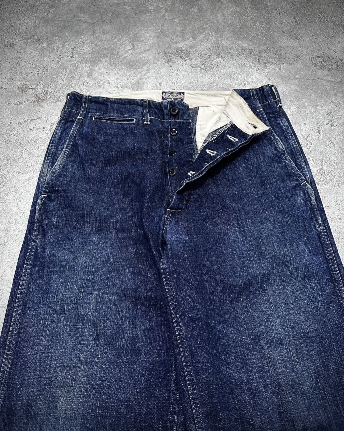 Sugar Cane Vintage Sugar Cane Toyo Enterprise Denim Jeans Size US 30 / EU 46 - 2 Thumbnail