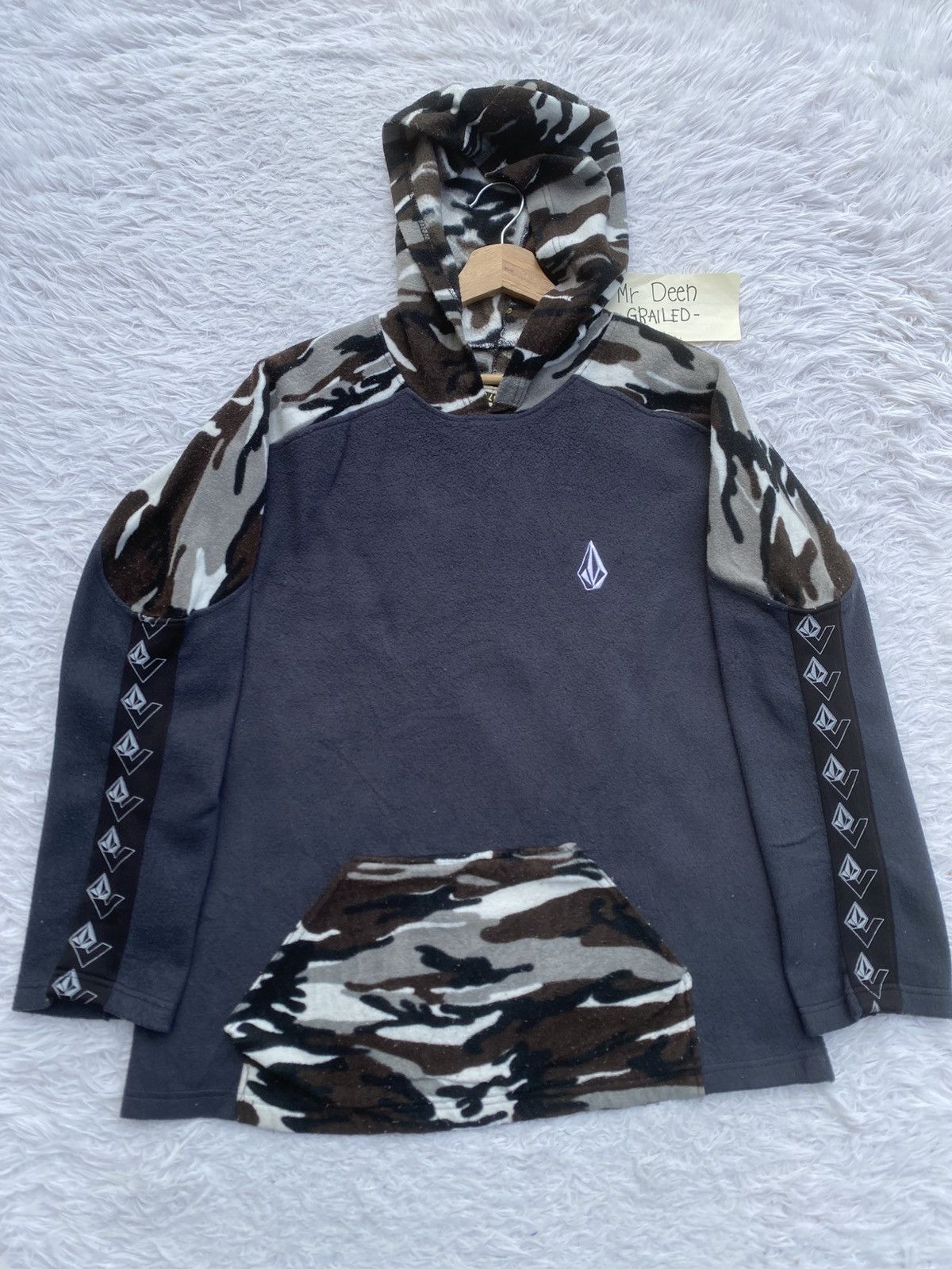 Volcom Rare Volcom Fleece Grey Hoodie Size US L / EU 52-54 / 3 - 4 Thumbnail