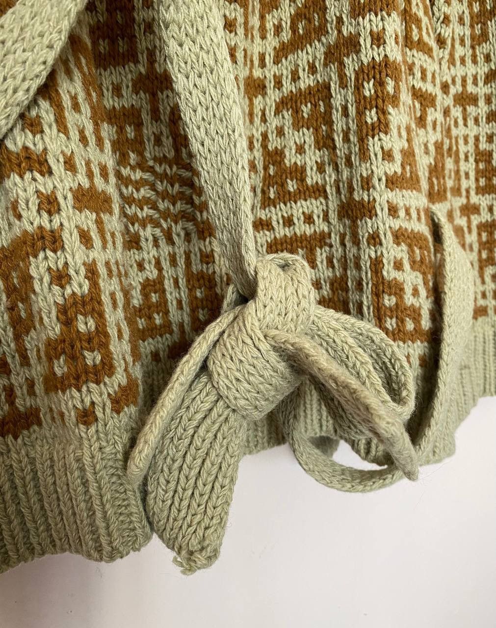 Dries Van Noten Dries Van Noten Heavy Long Chunky Knit Belted Cardigan Size US M / EU 48-50 / 2 - 7 Thumbnail